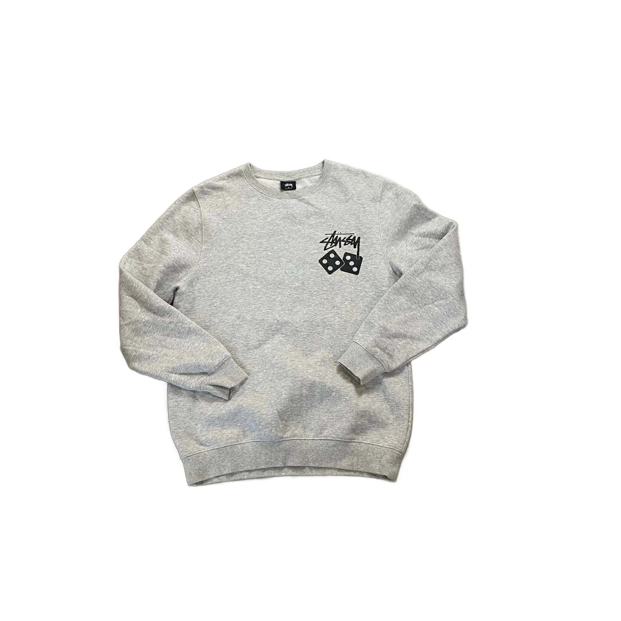 Grey Stussy Sweatshirt - M