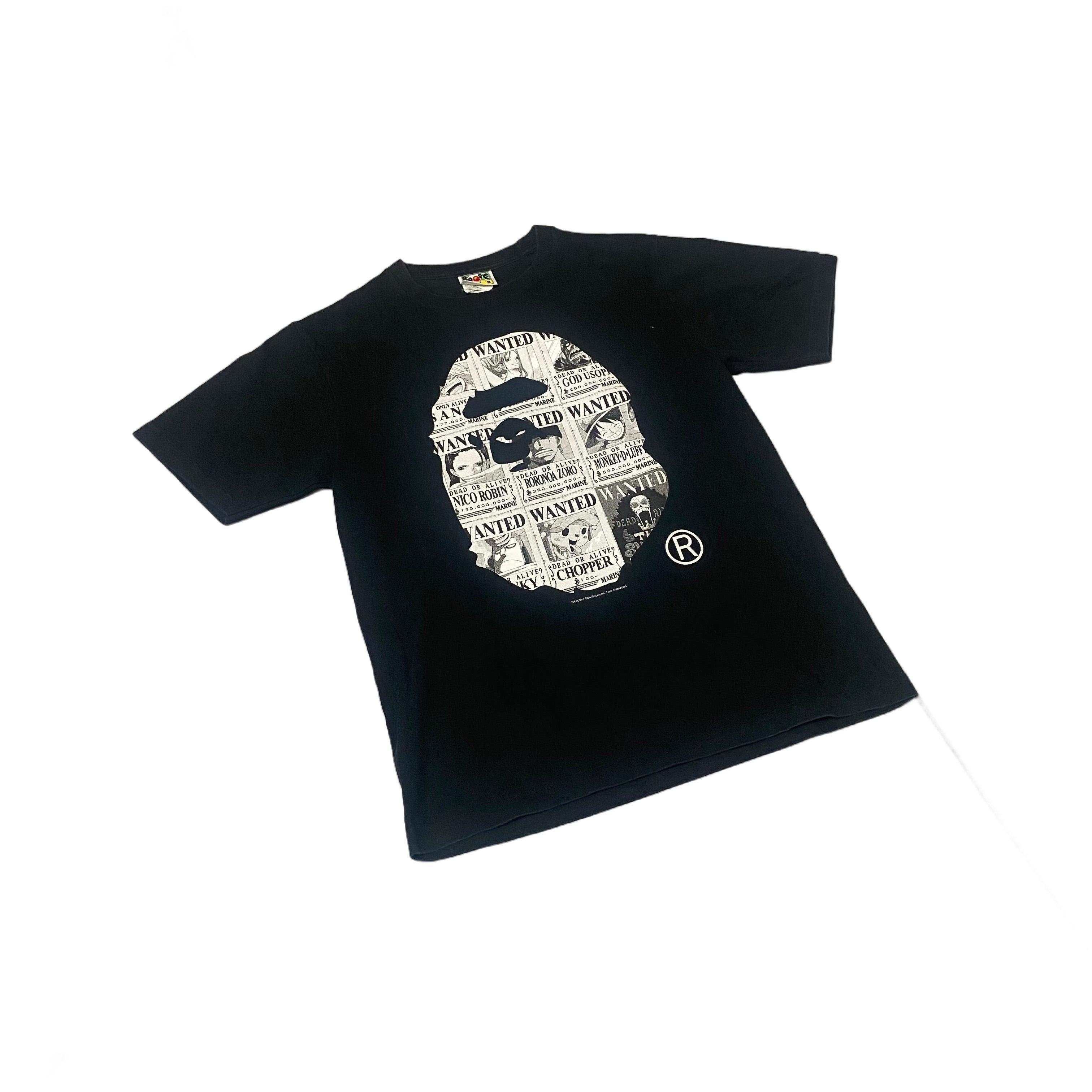 Black A Bathing Ape (BAPE) x One Piece Tee - M