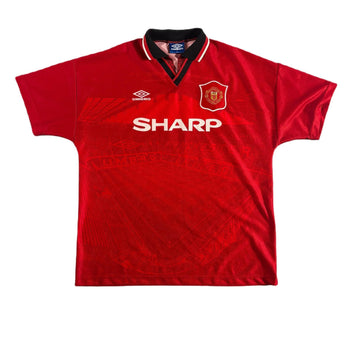 1994 - 96 Manchester United Home Shirt - XL