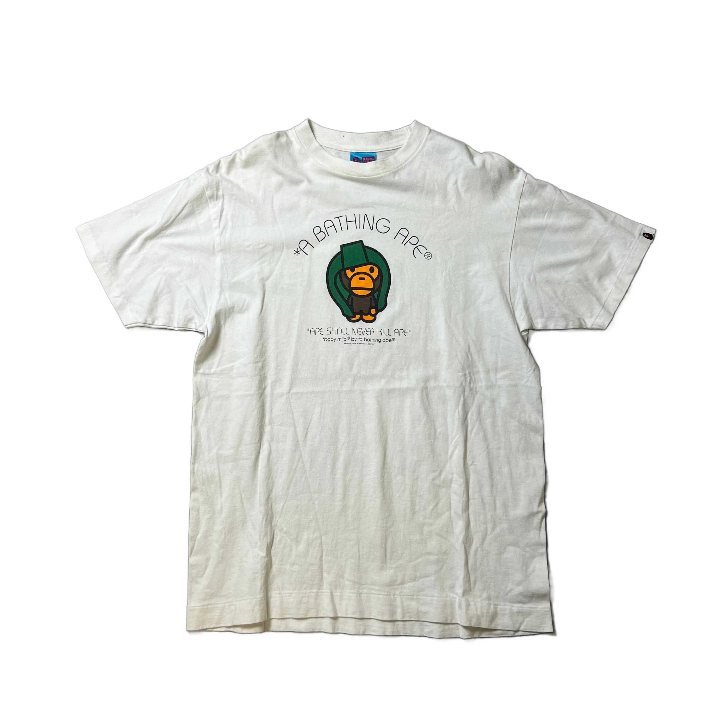 White A Bathing Ape (BAPE) Tee - L