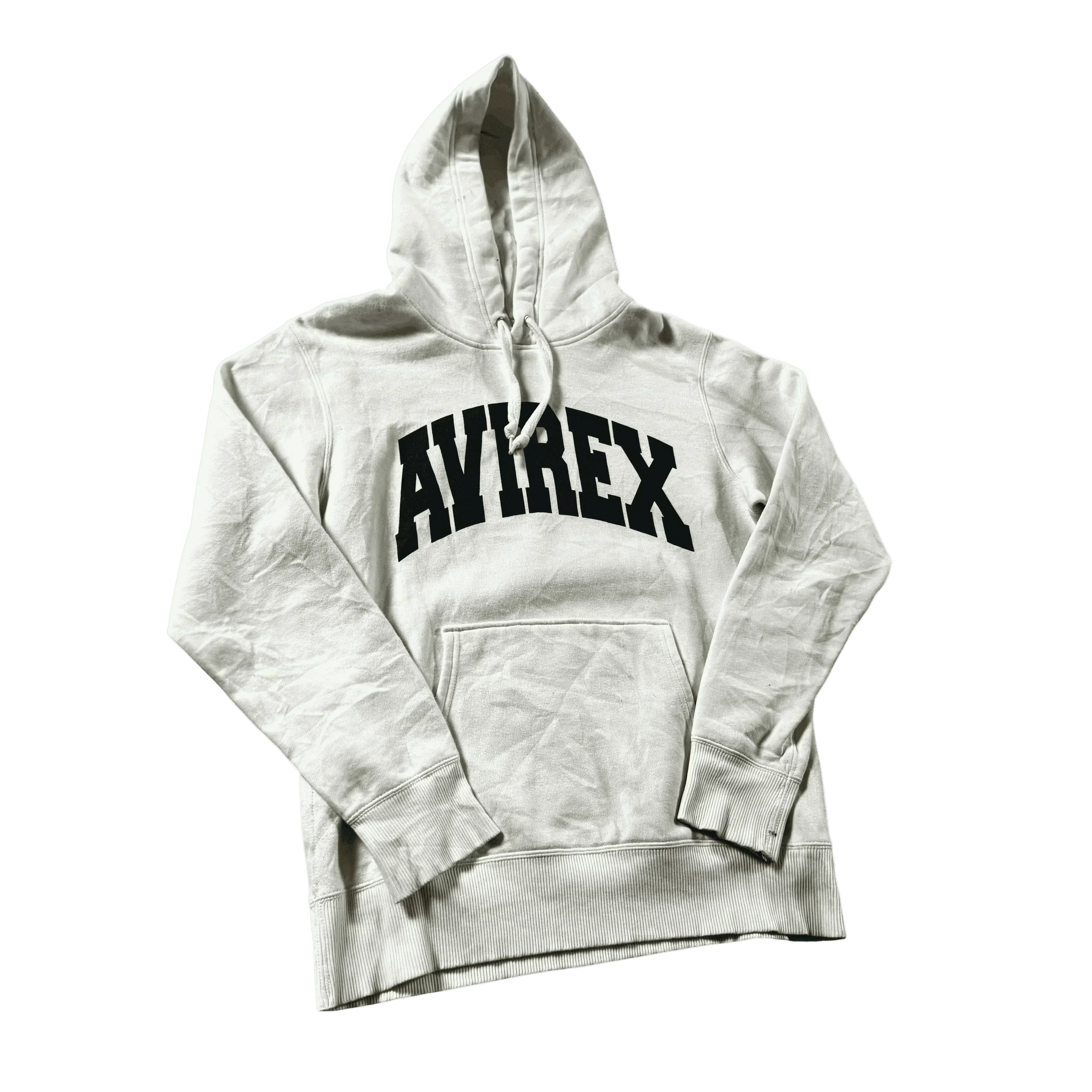 White Avirex Hoodie - L