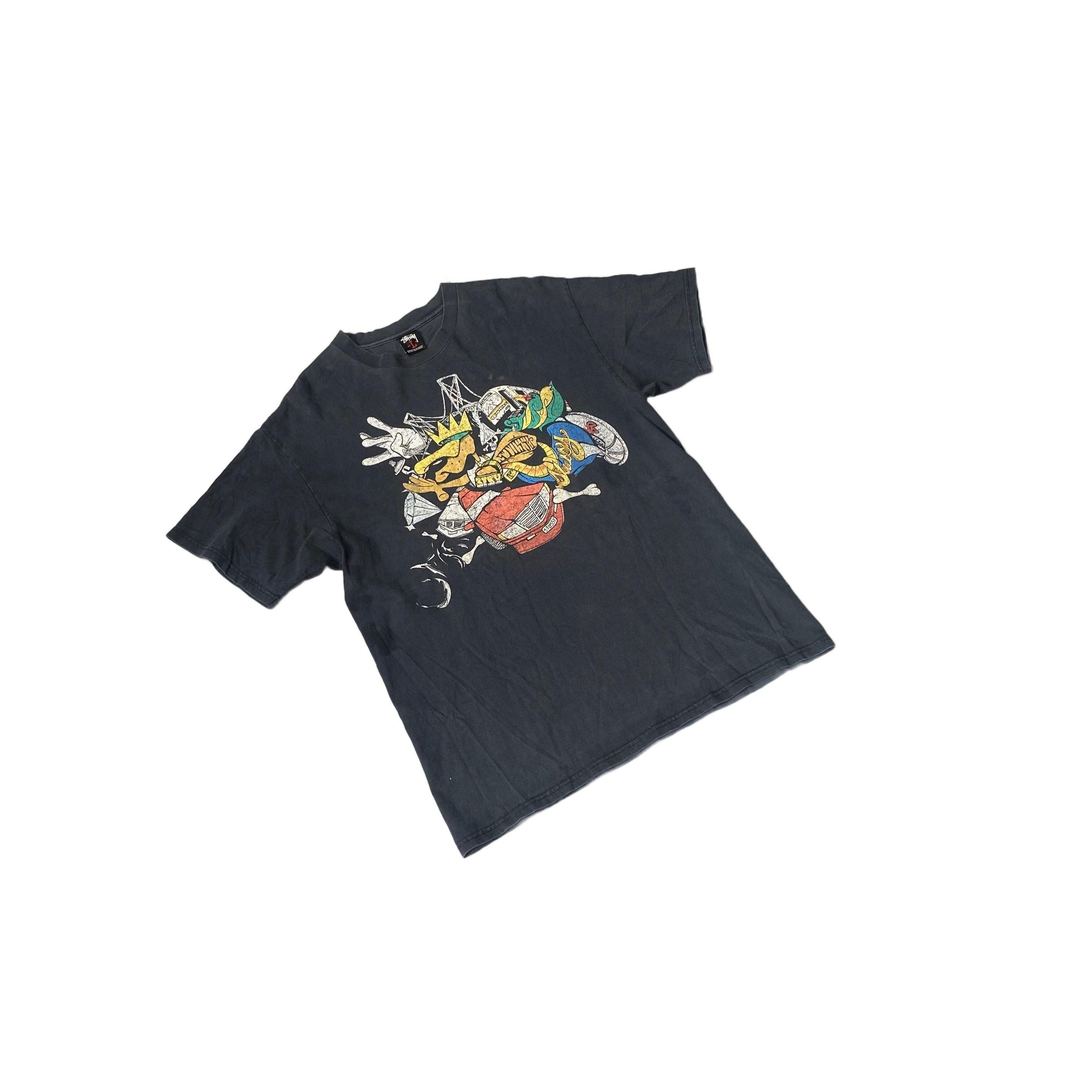 Black Stussy Tee - L