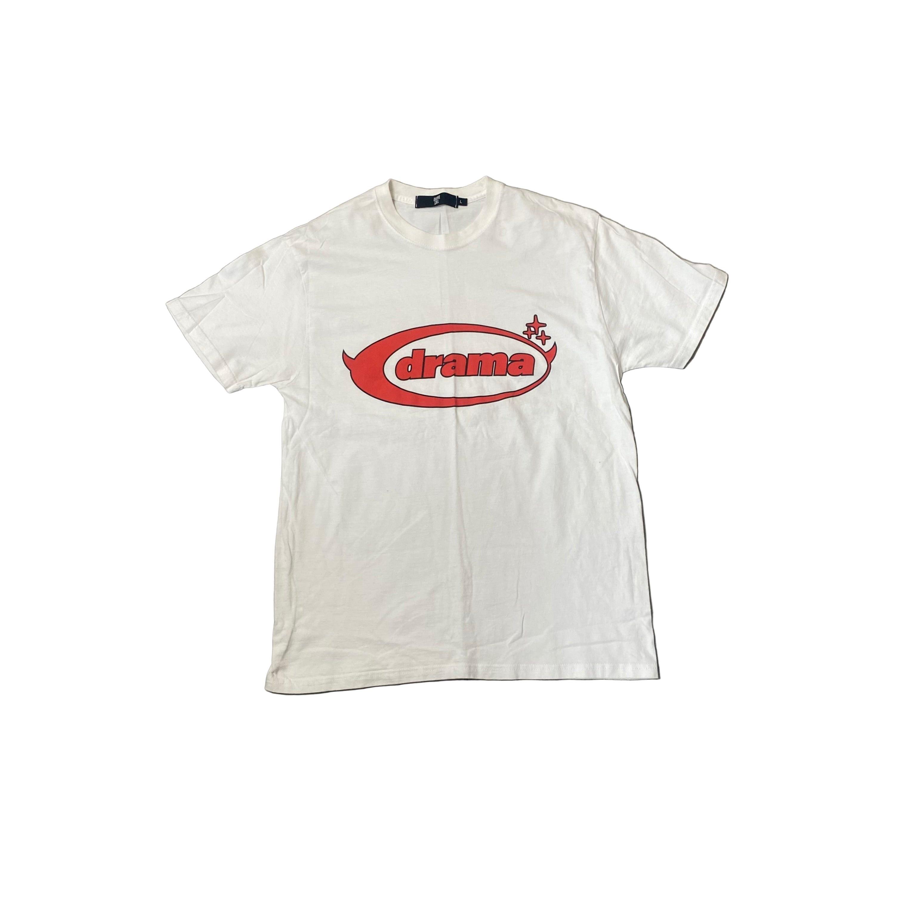 White Drama Call Tee - L
