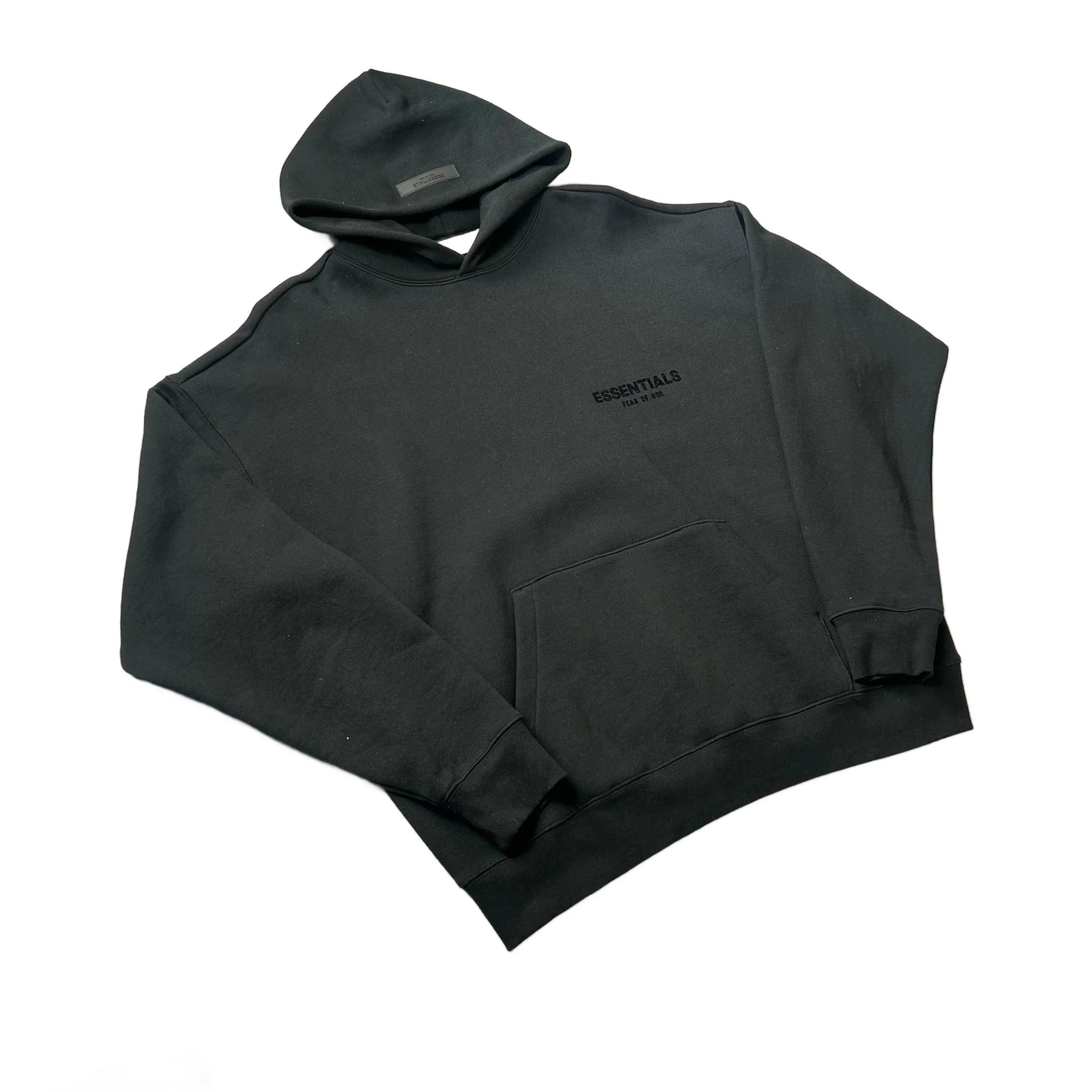 BNWT Black Fear of God Essentials Hoodie - S