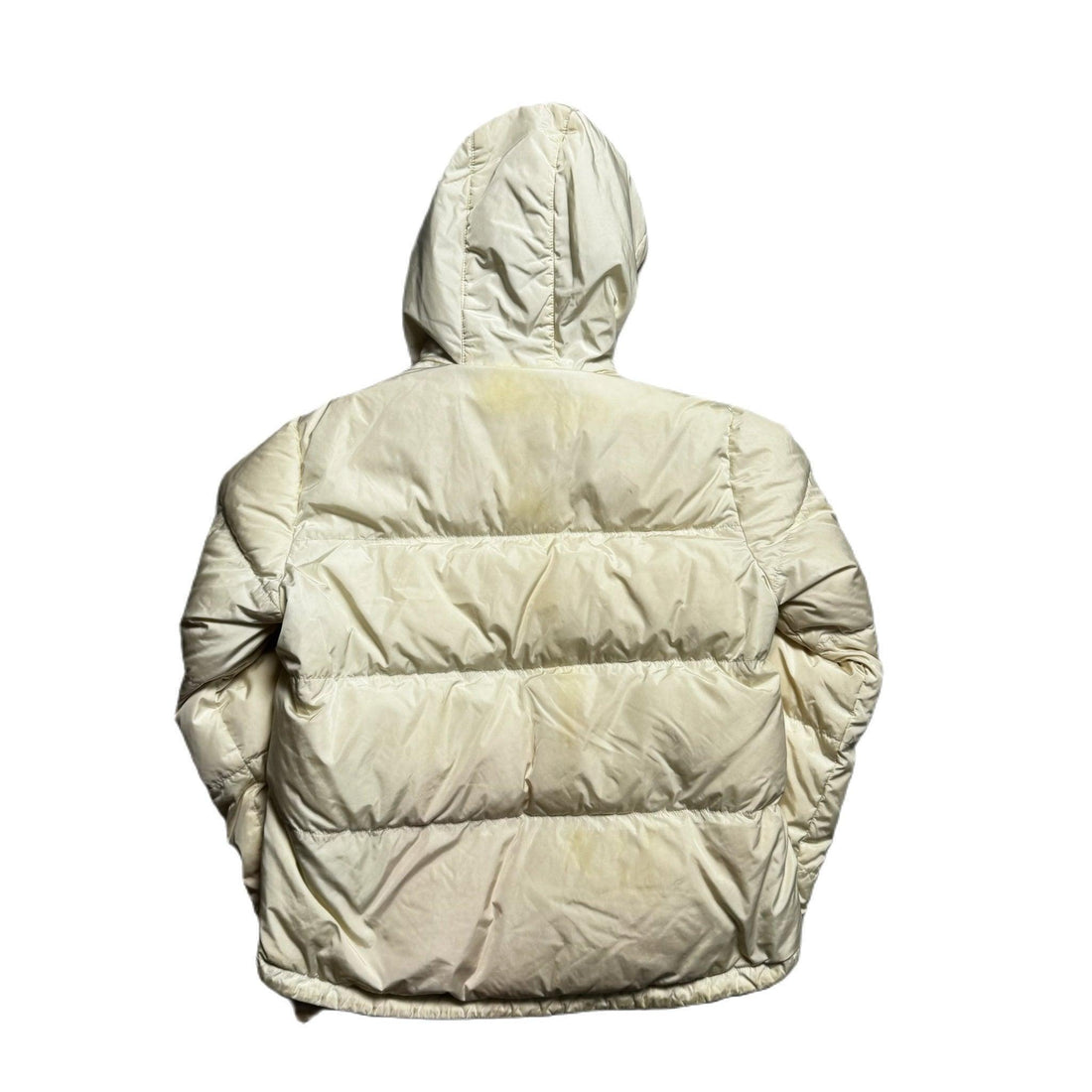 Cream Prada Puffer Coat - S