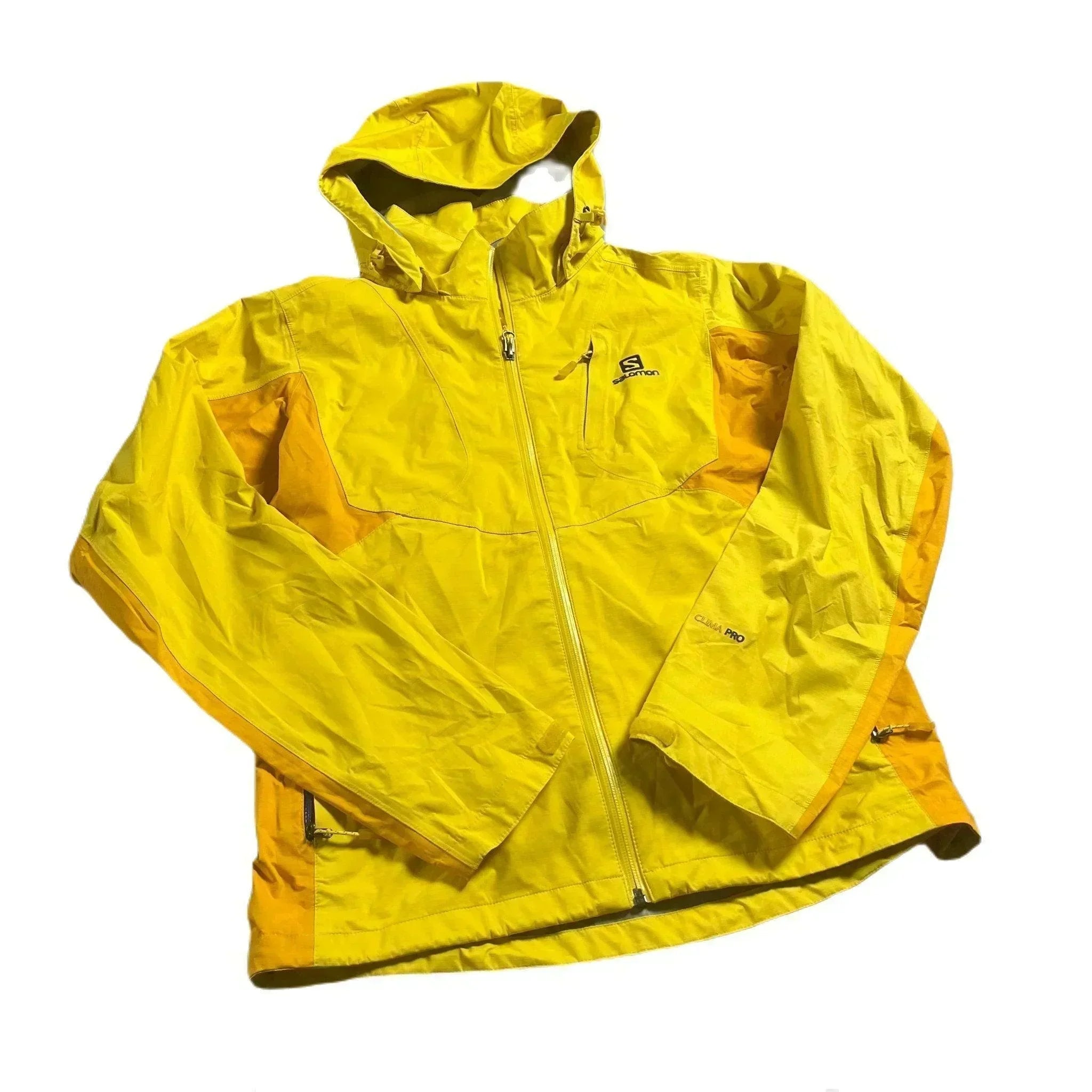 Yellow Salomon Waterproof Jacket - S