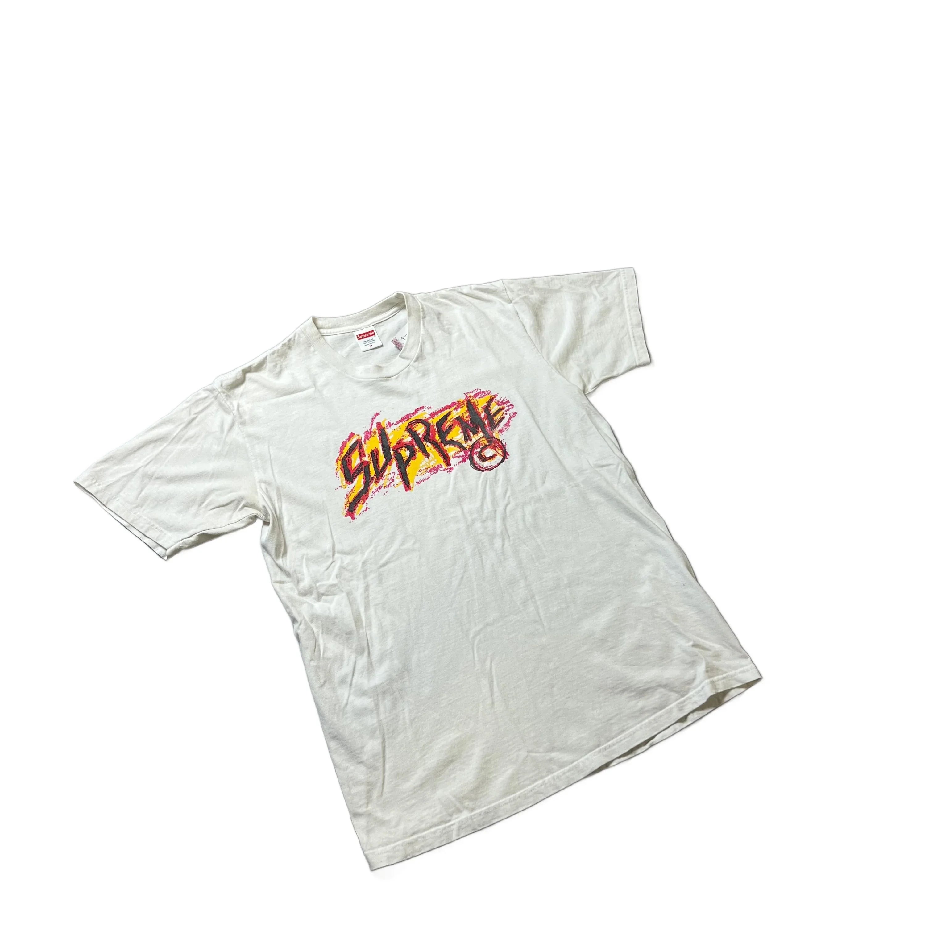 White Supreme Tee - M