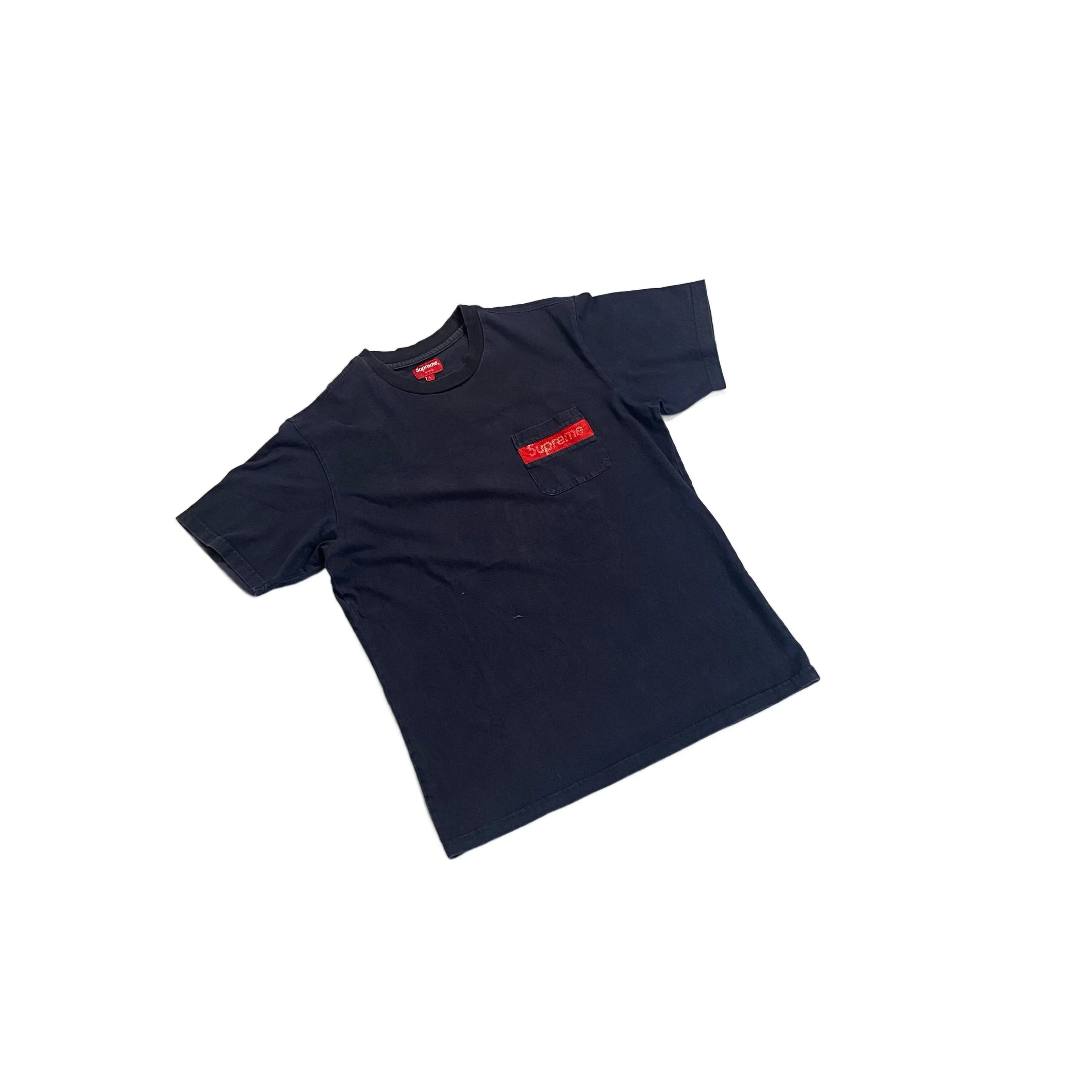 Navy Blue Supreme Tee - L