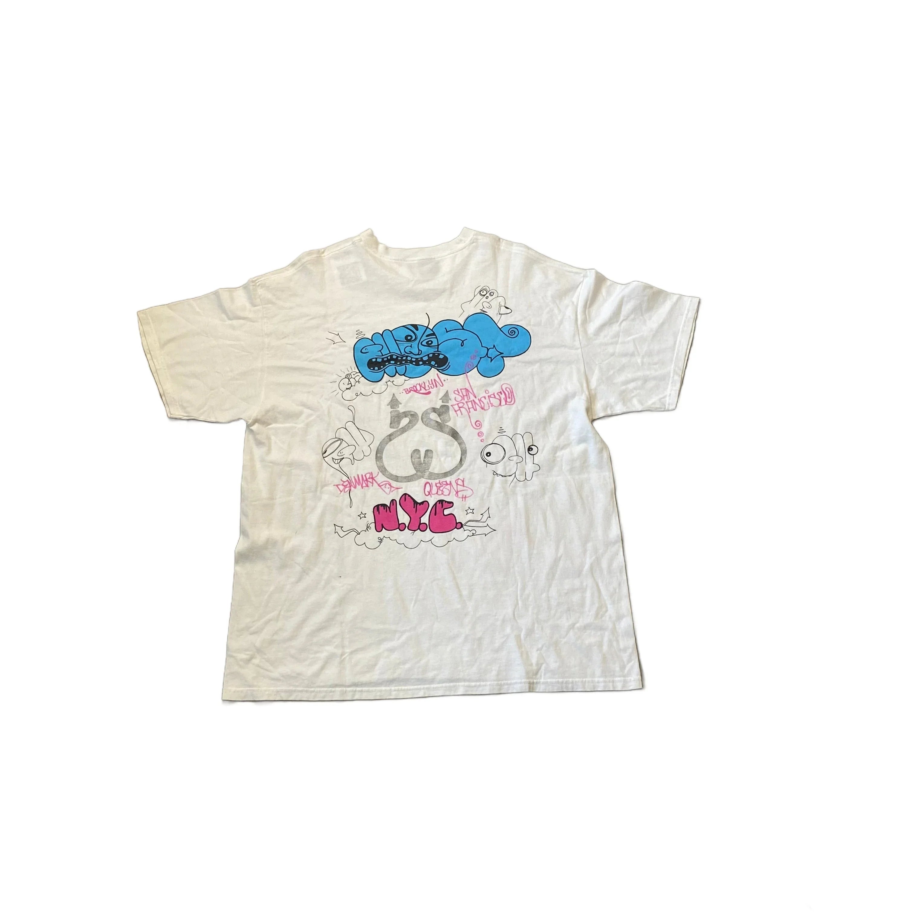 White Stussy Tee - XL