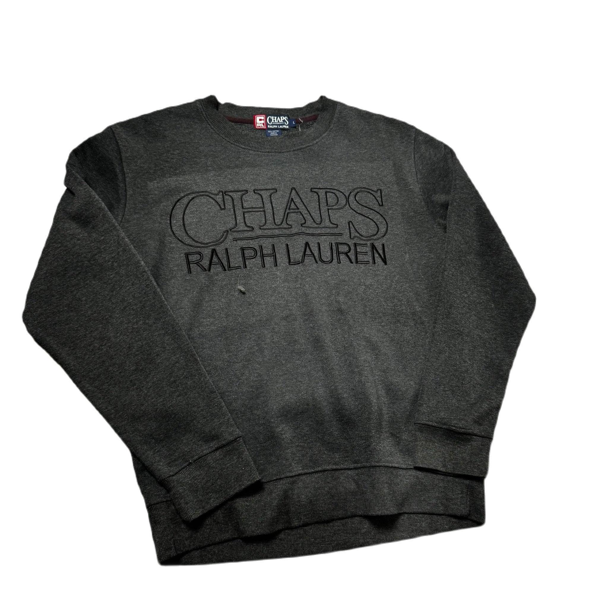 Vintage grey Chaps Ralph Lauren Sweatshirt - L