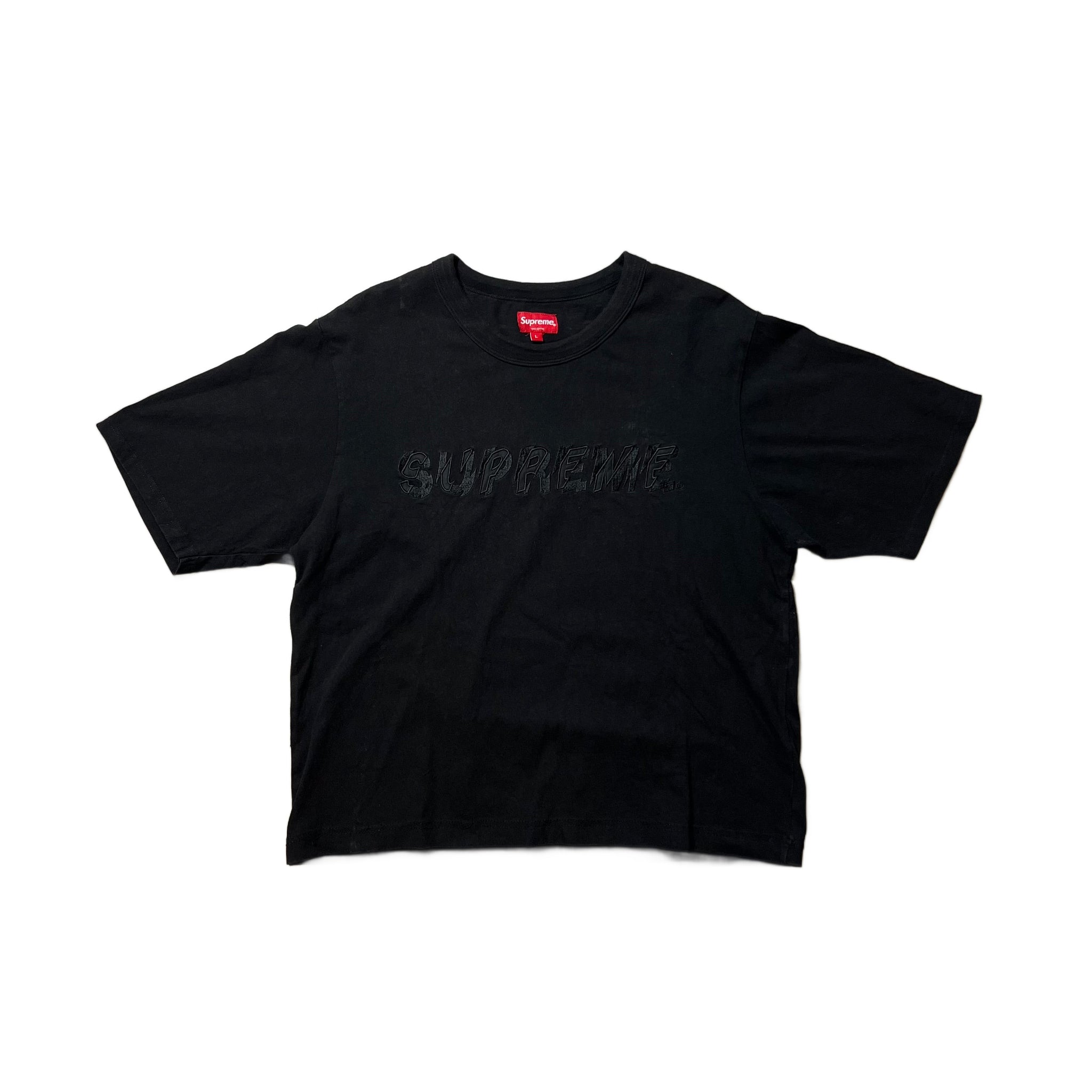 Black Supreme Tee - L