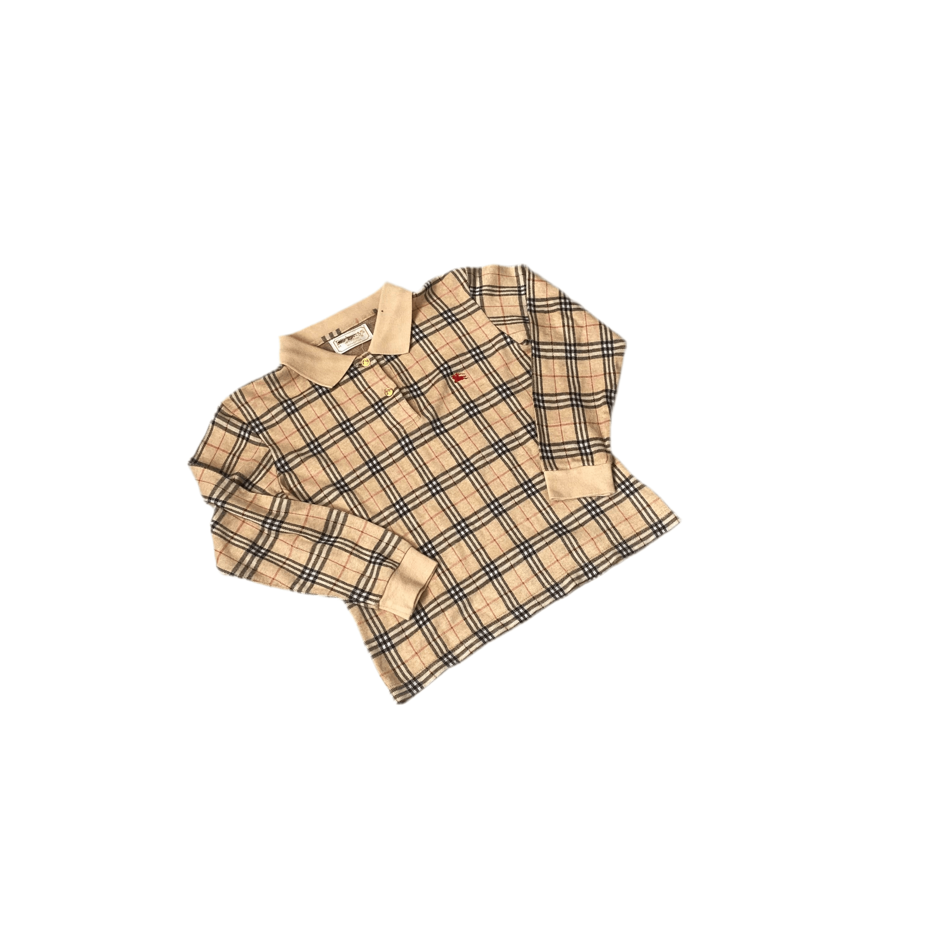 Women’s Burberry Long Sleeve Polo Shirt - M