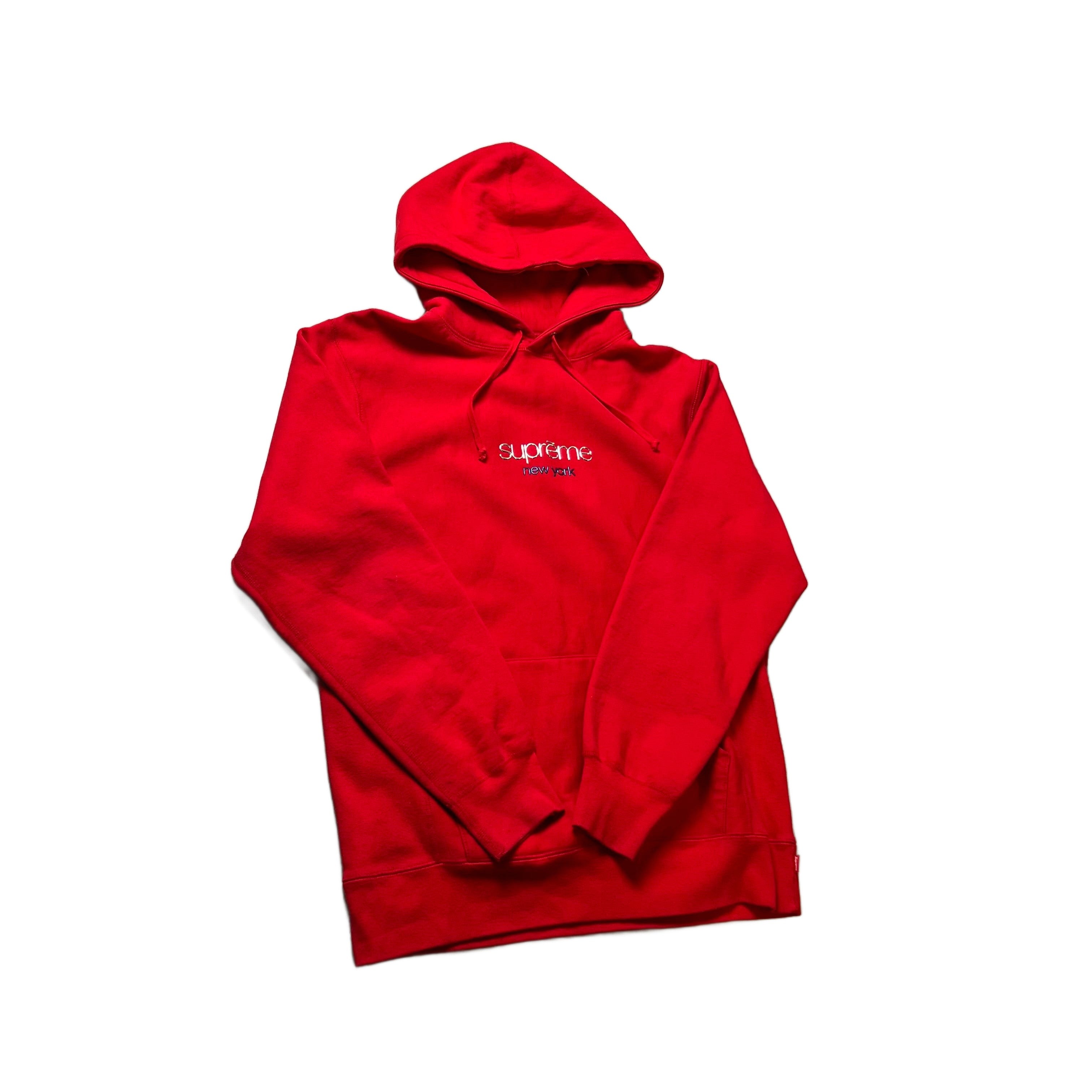 Red Supreme Hoodie - XL
