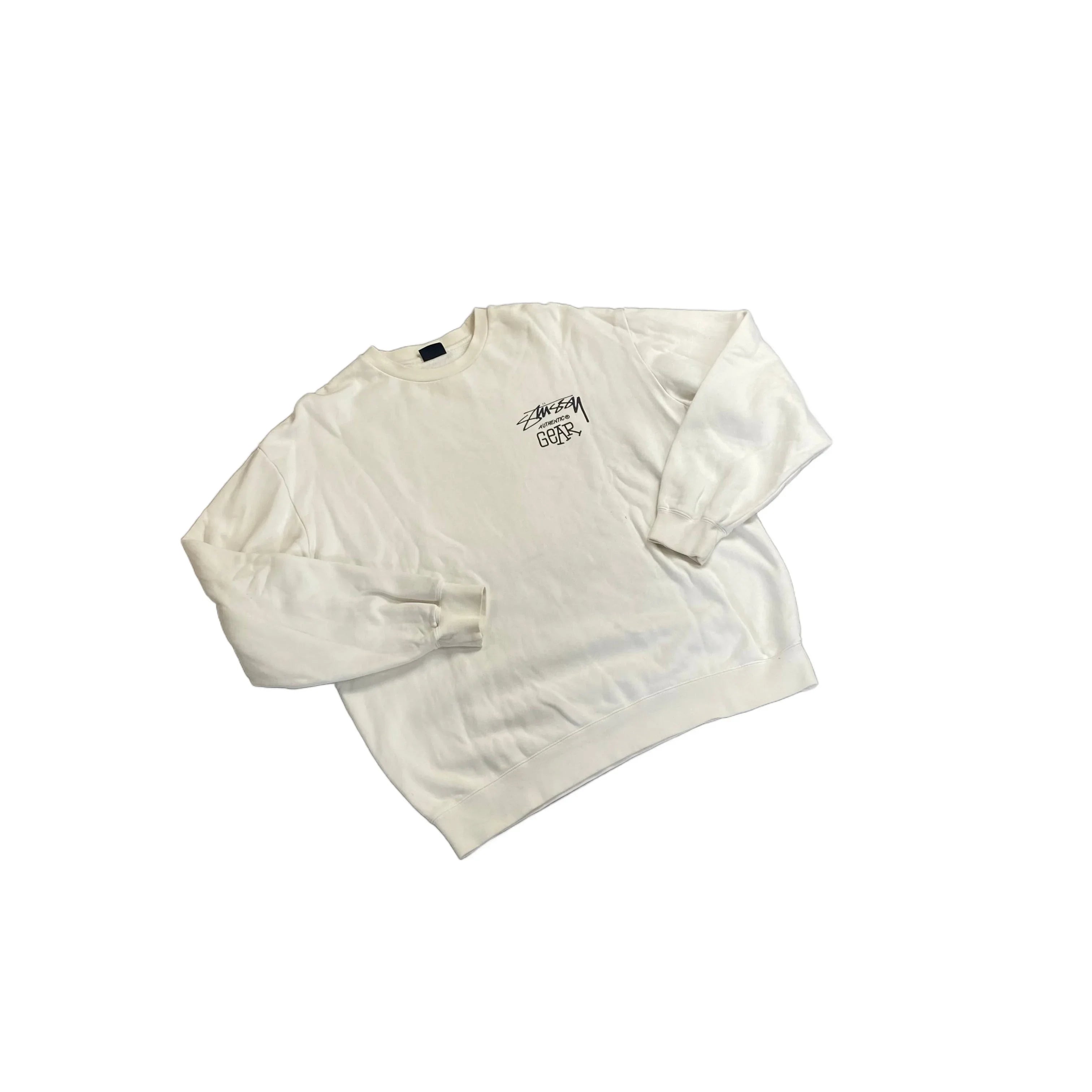 White Stussy Sweatshirt - M