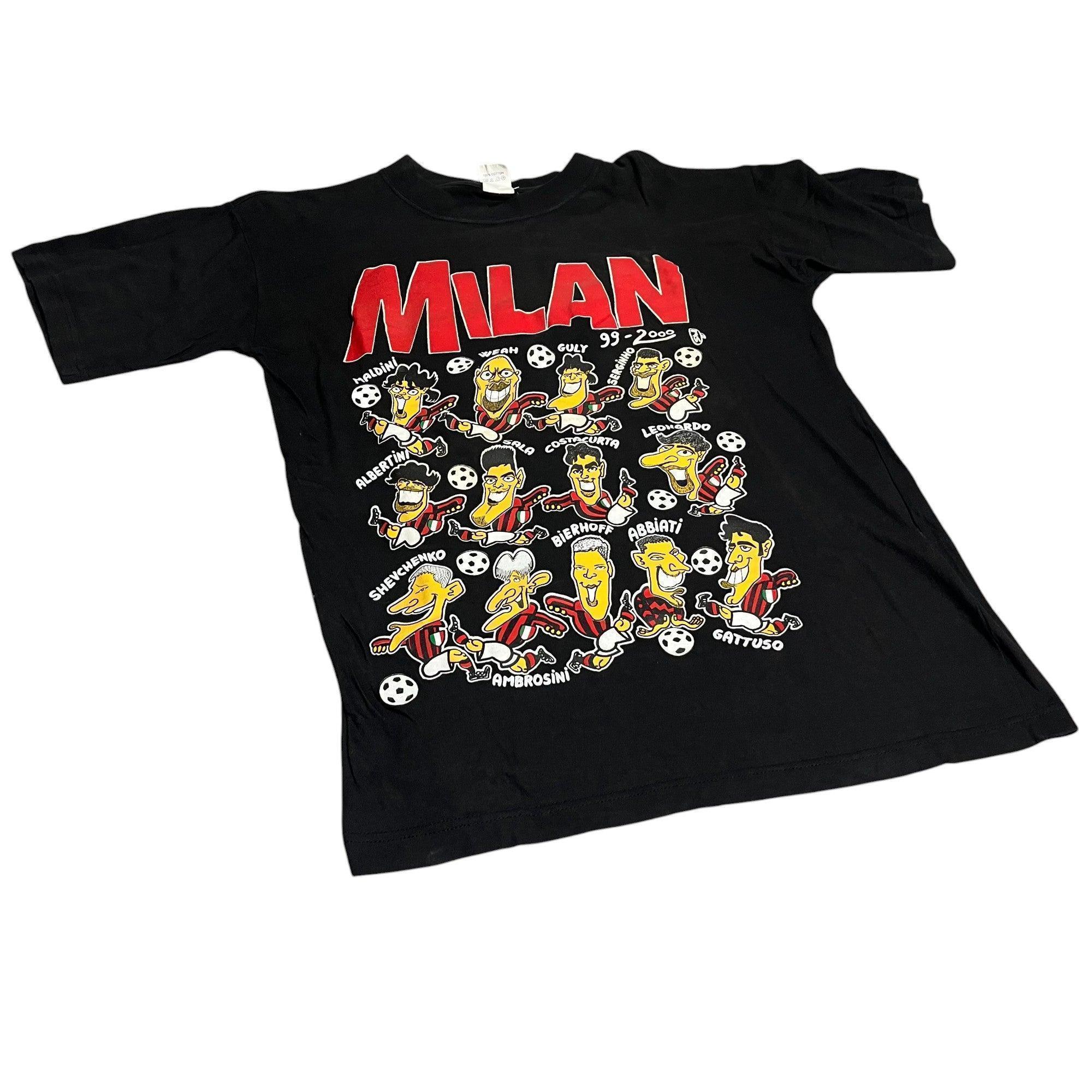 Vintage 90s AC Milan Graphic Tee - XL