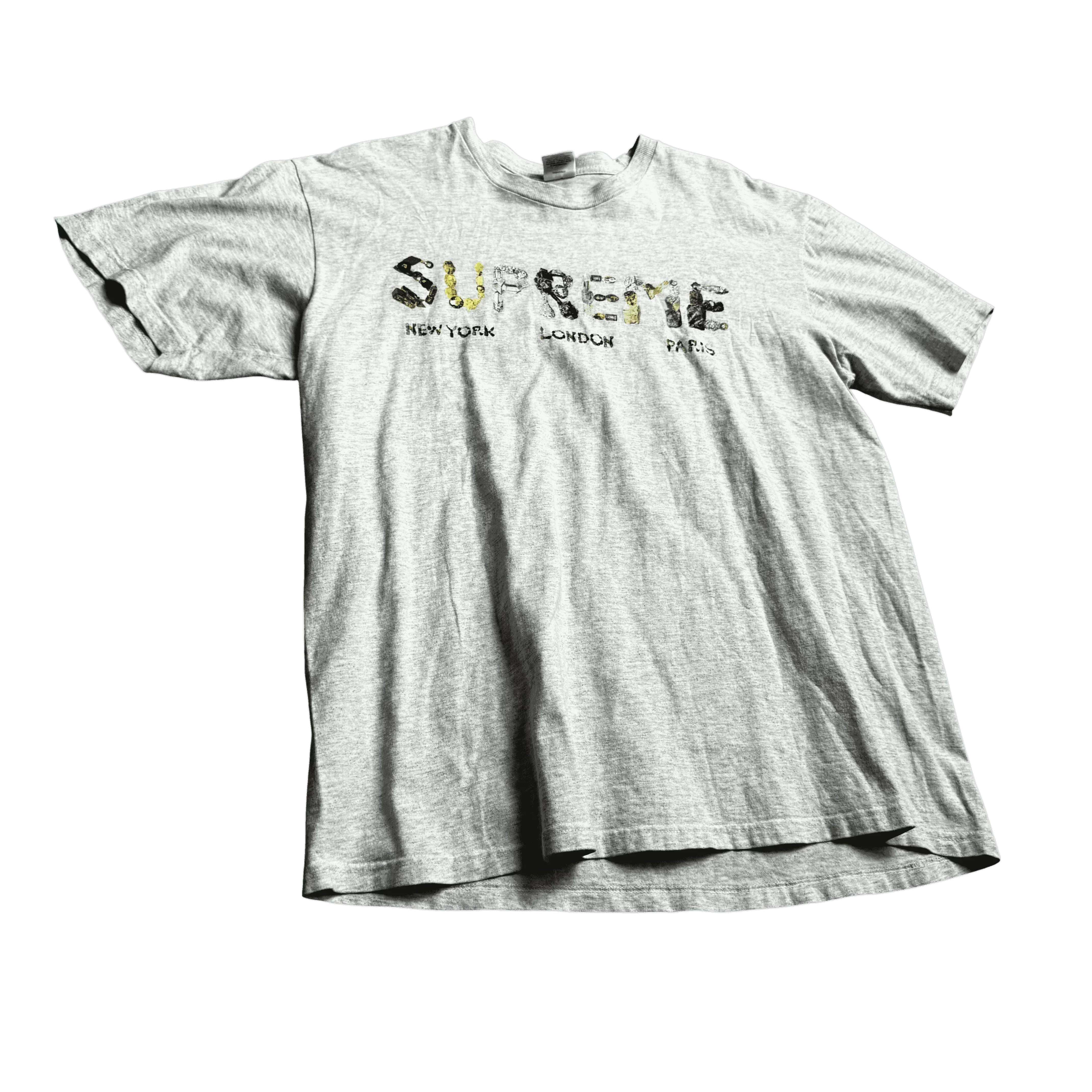 White Supreme Tee - L