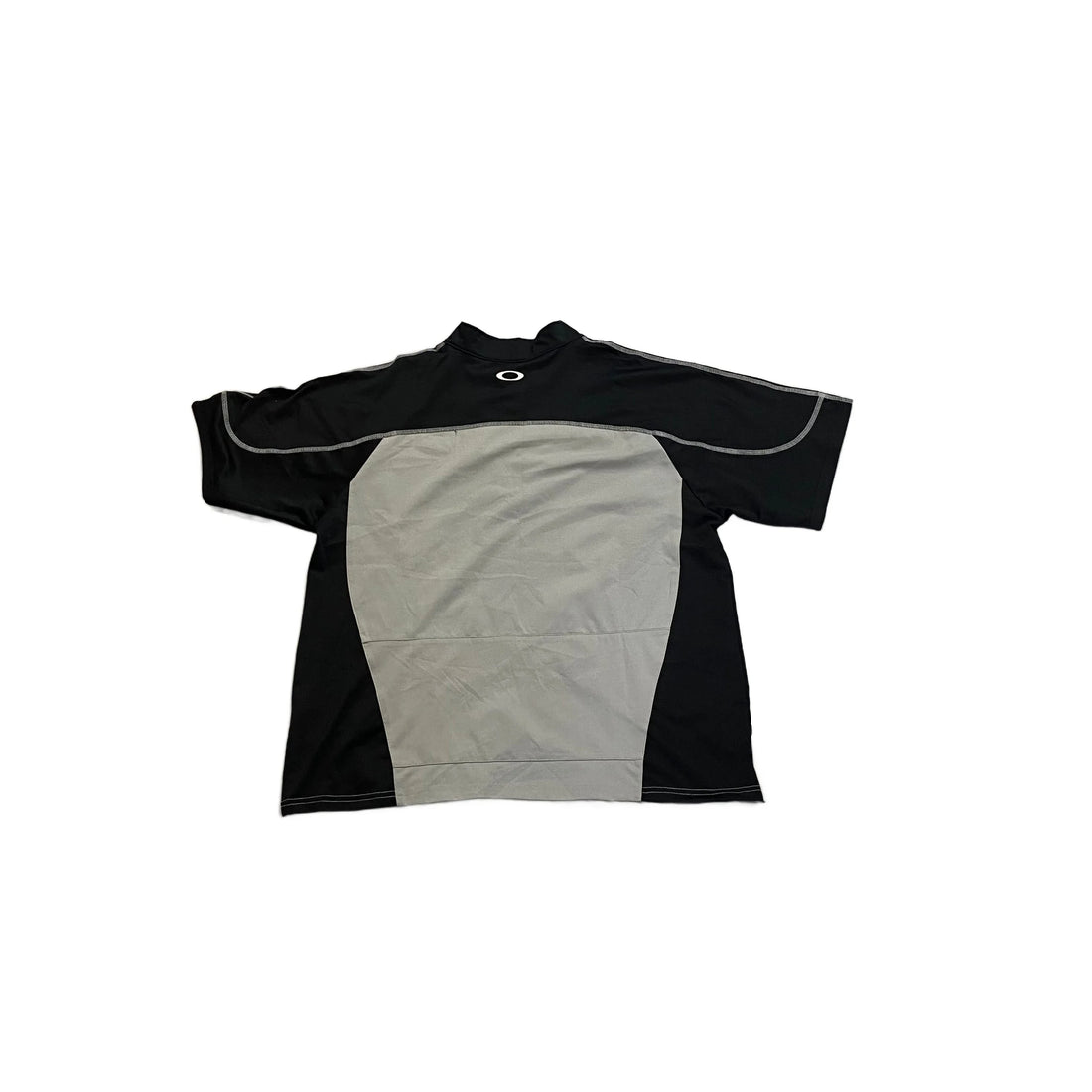 Grey + Black Oakley 1/4 Zip Tee - XL
