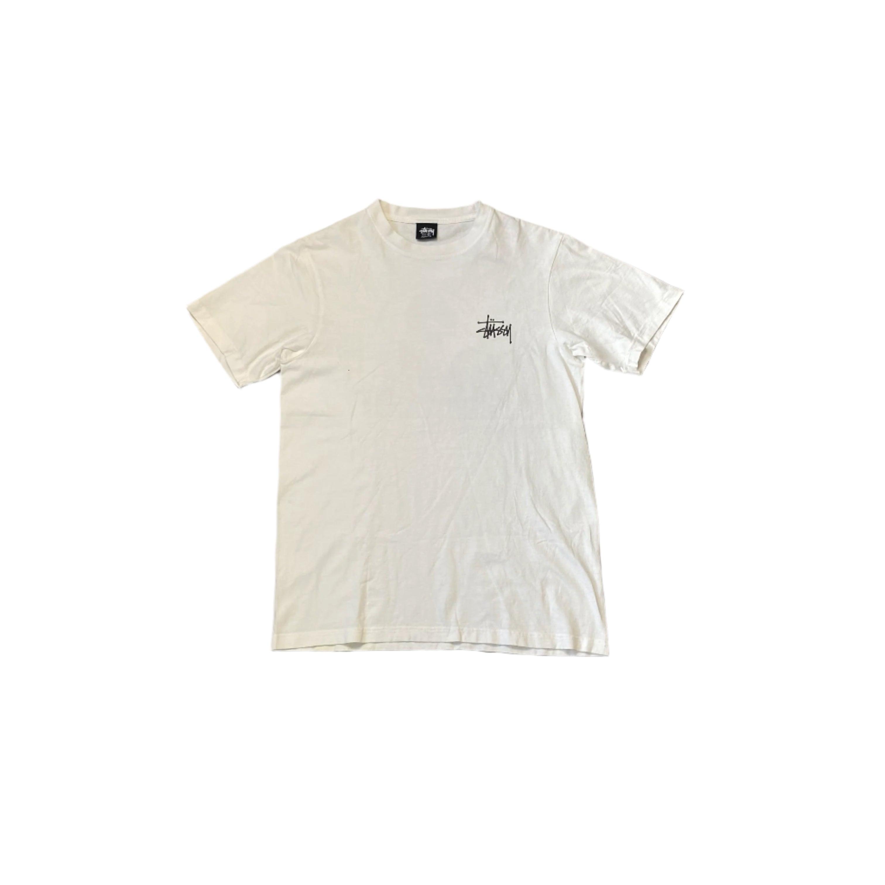 White Stussy Tee - S