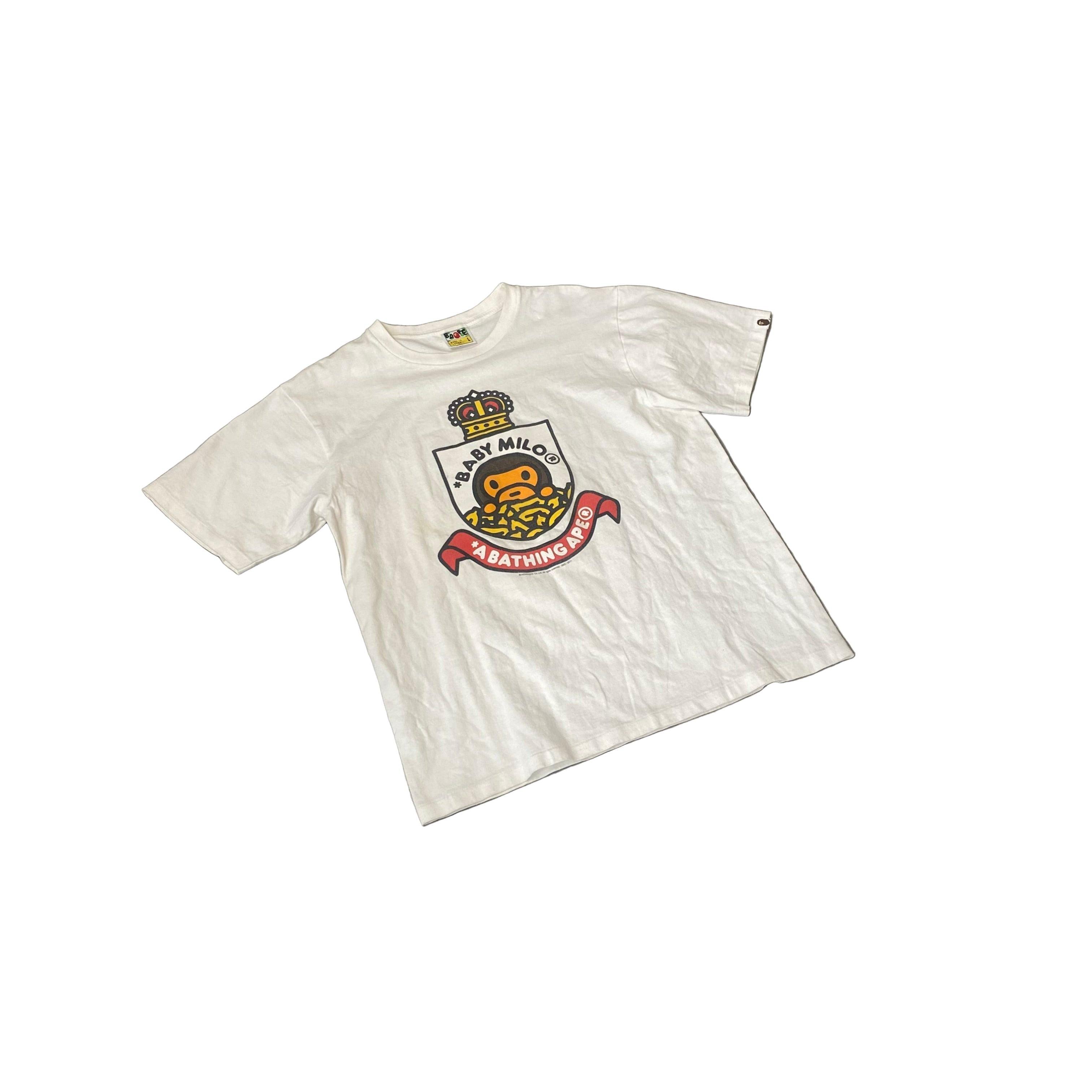 White A Bathing Ape (BAPE) Tee - L