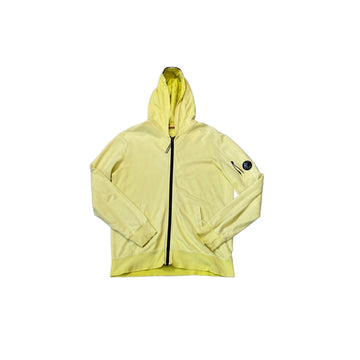Yellow CP Company Zip Up Hoodie - XL