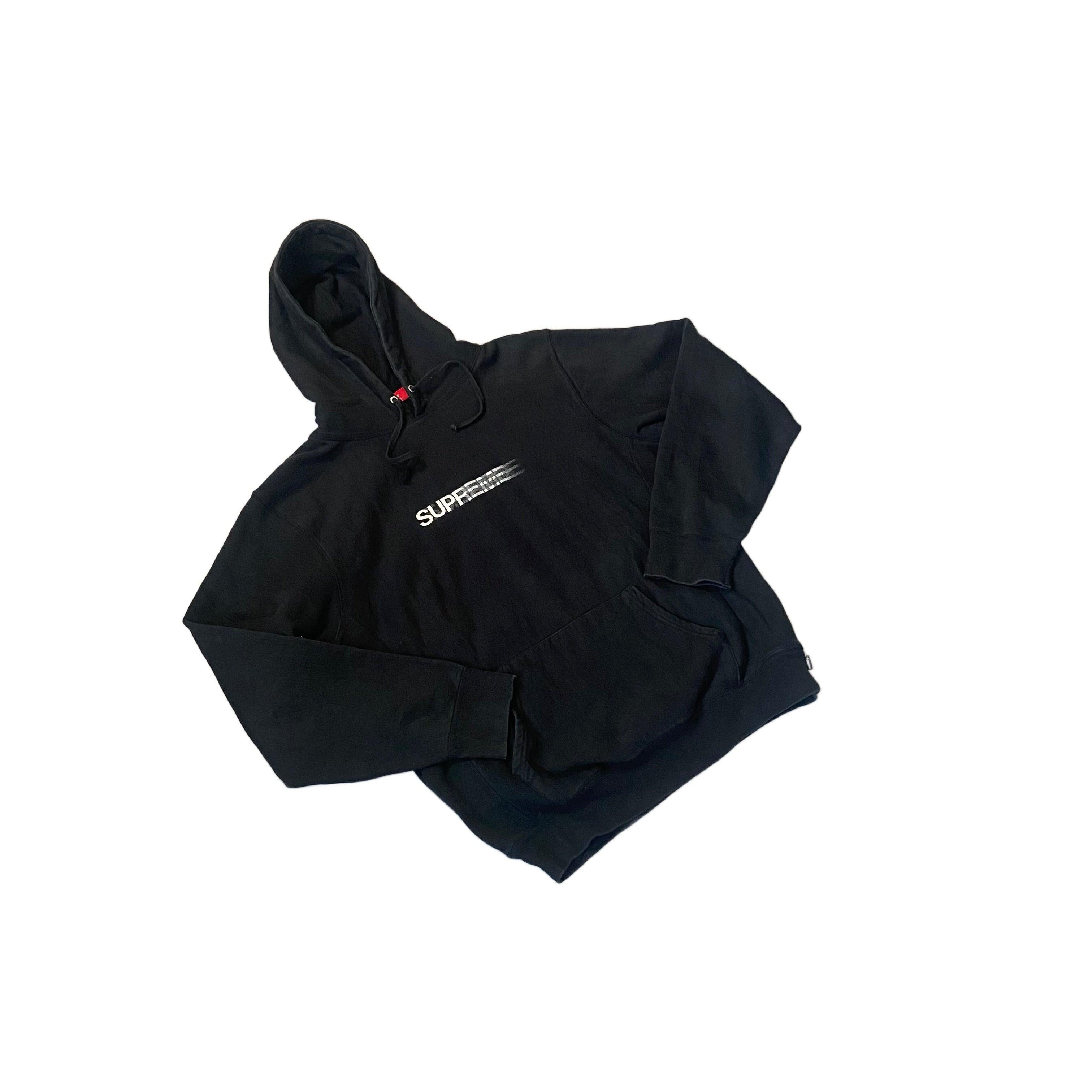 Black Supreme Hoodie - L