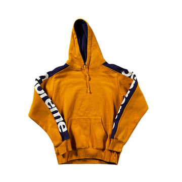 Yellow + Purple Supreme Hoodie - M