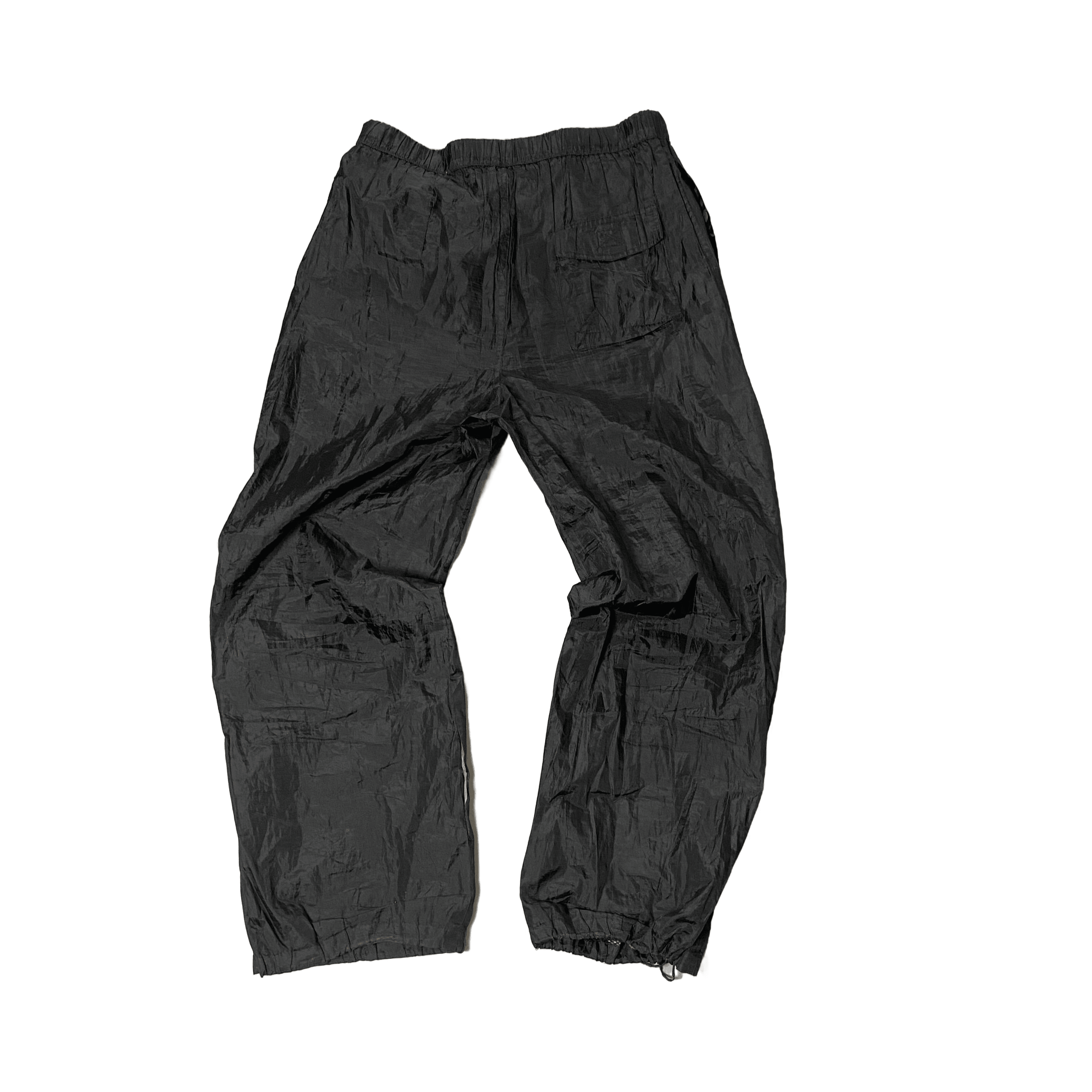 Black Stussy Nylon Joggers - L