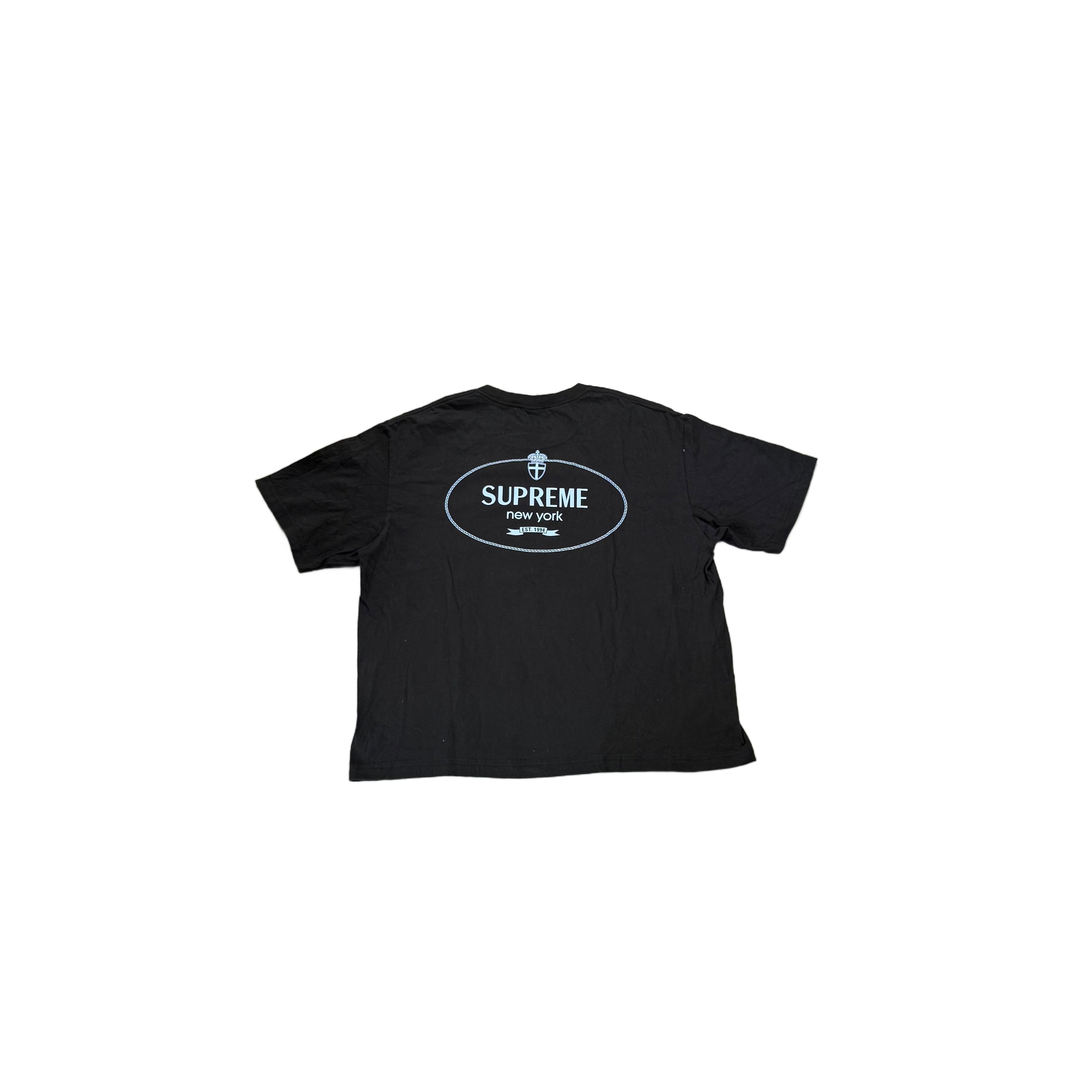 Black Supreme Tee - L