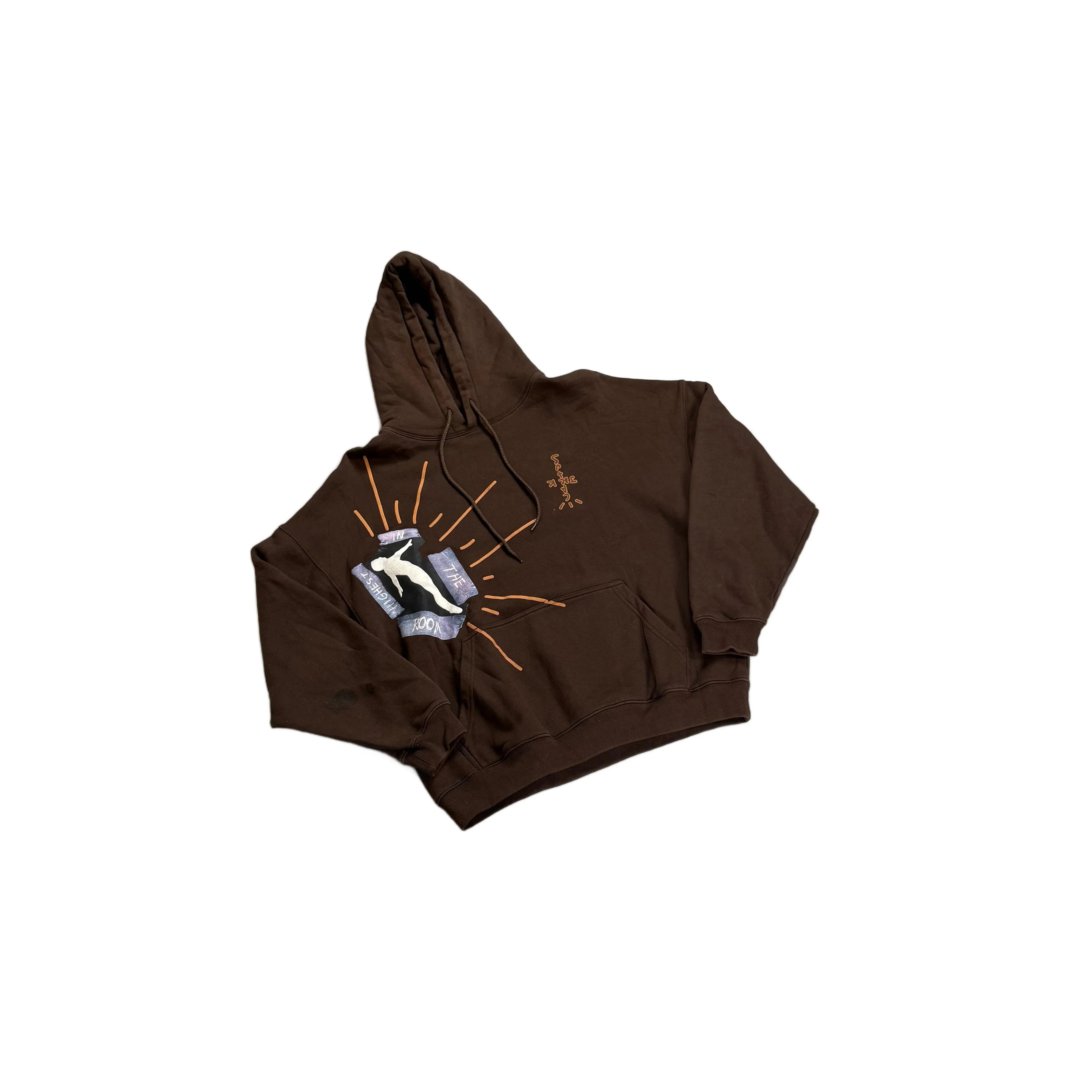 Brown Travis Scott Hoodie - S