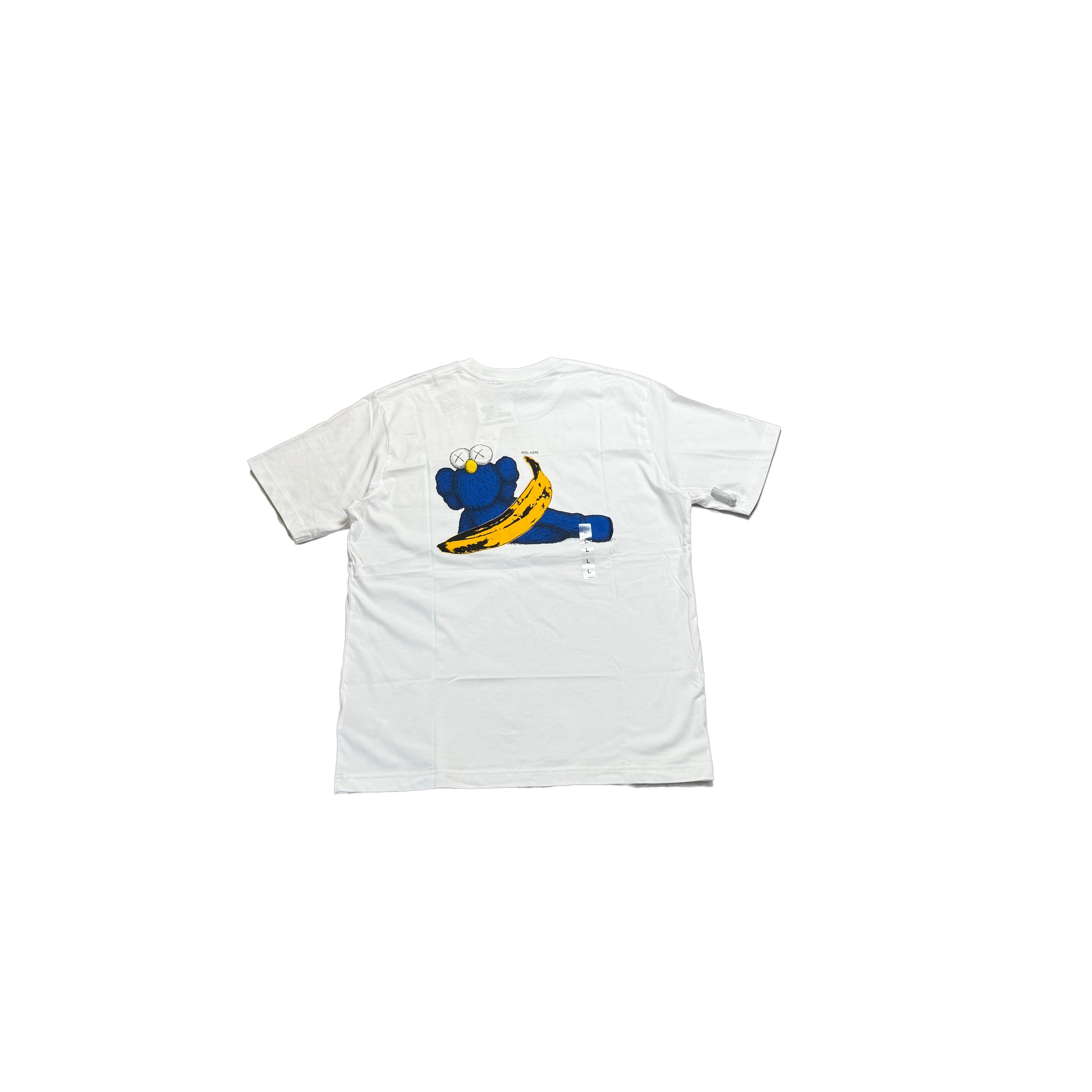 BNWT White Uniqlo x KAWS Tee - L