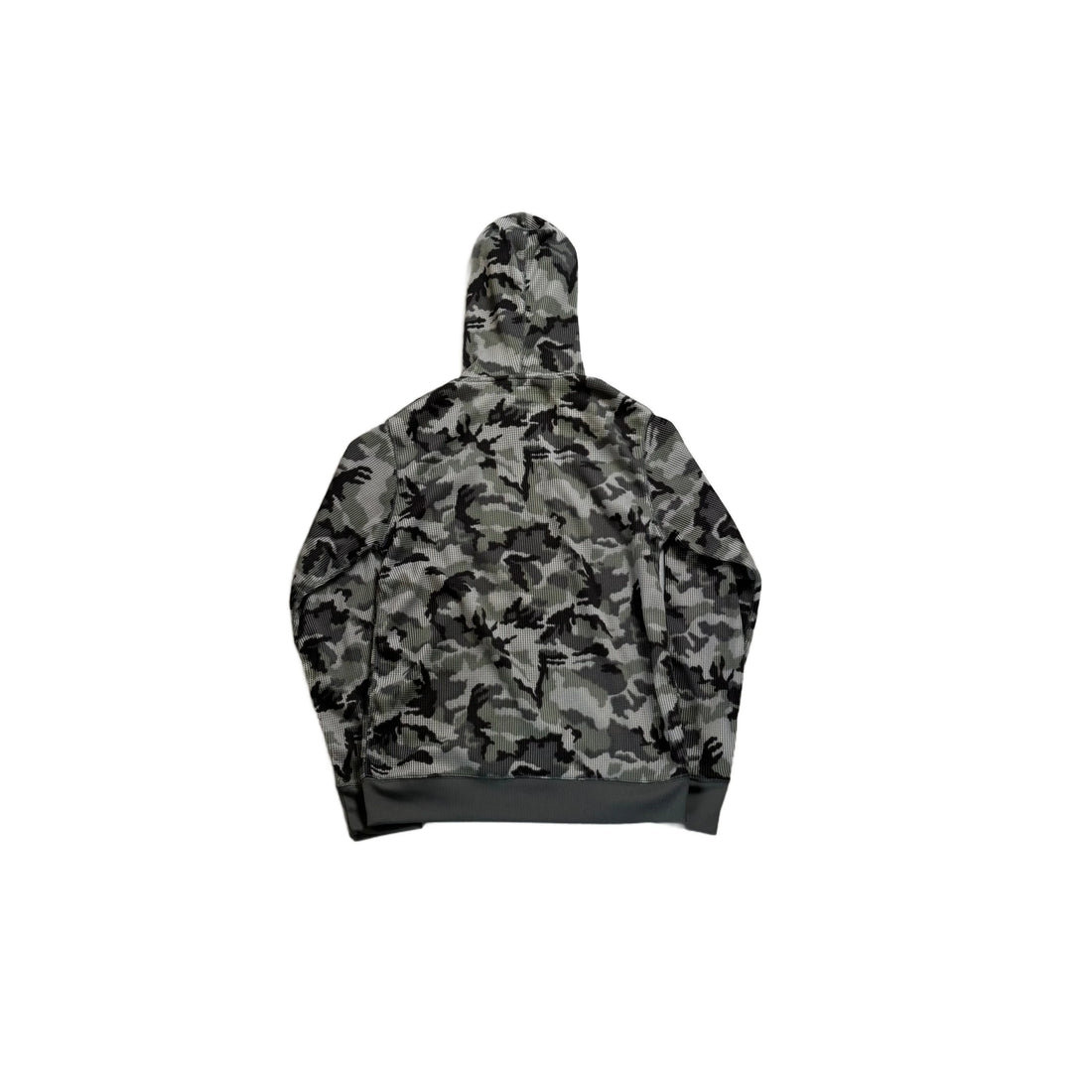 Camo Stussy Zip Up Hoodie - S