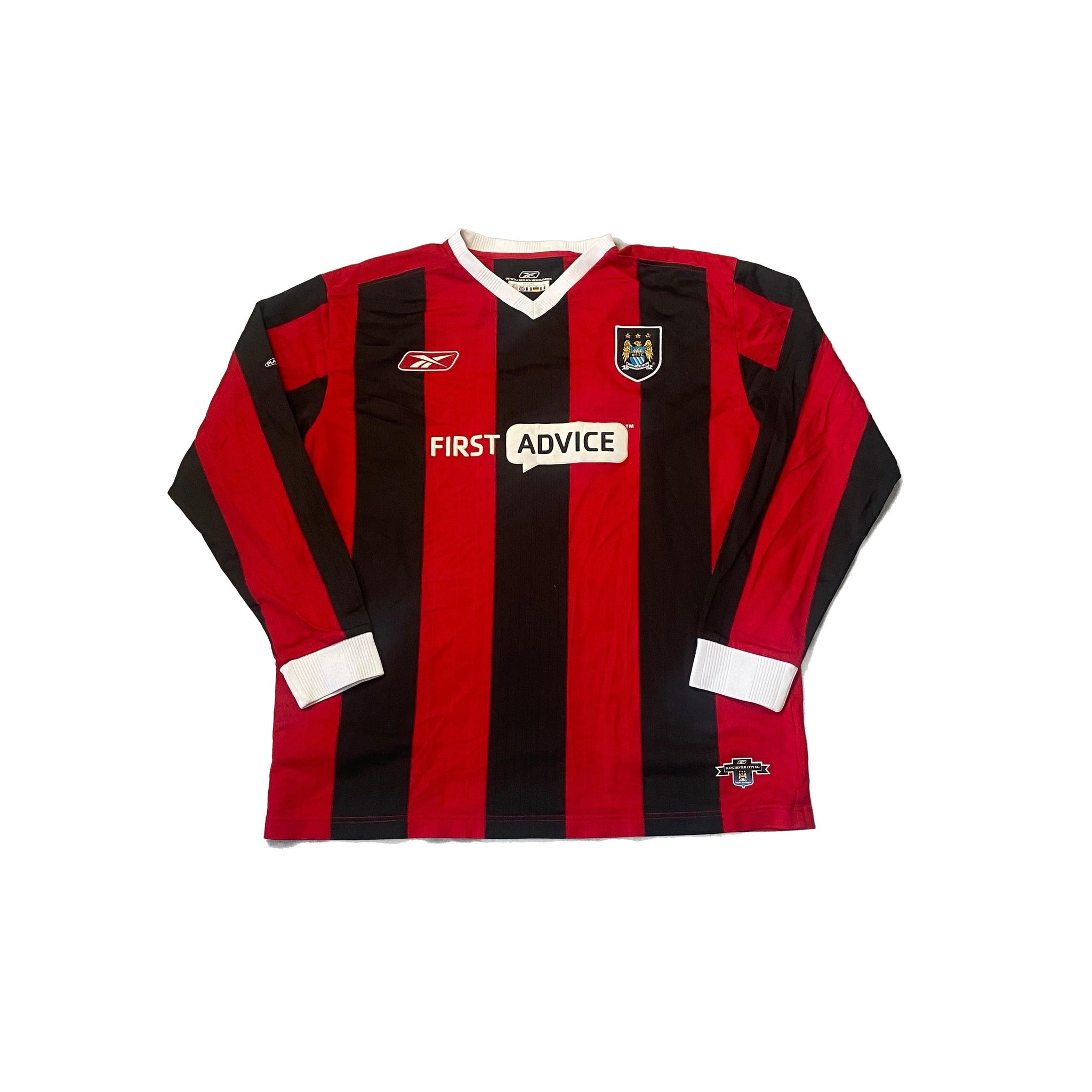 2003 - 05 Manchester City Long Sleeve 'Away' Shirt - XXL
