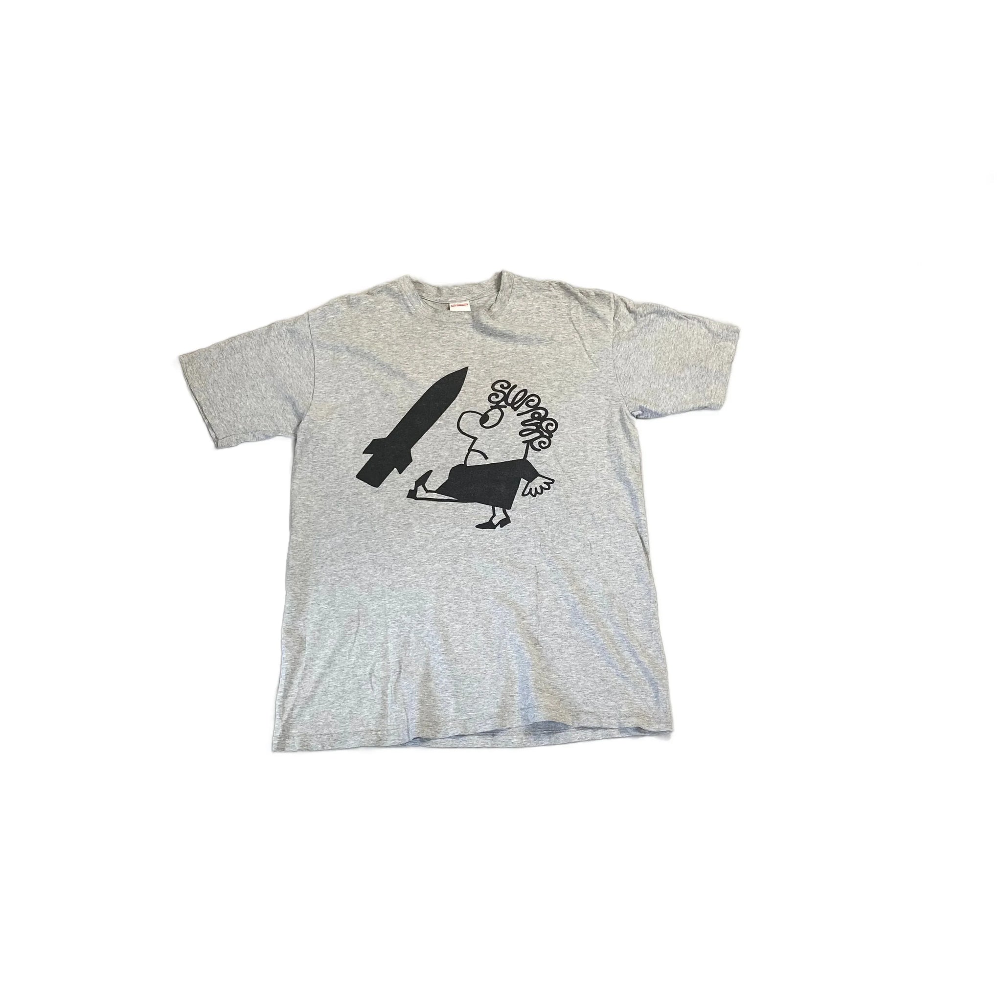 Grey Supreme Tee - L