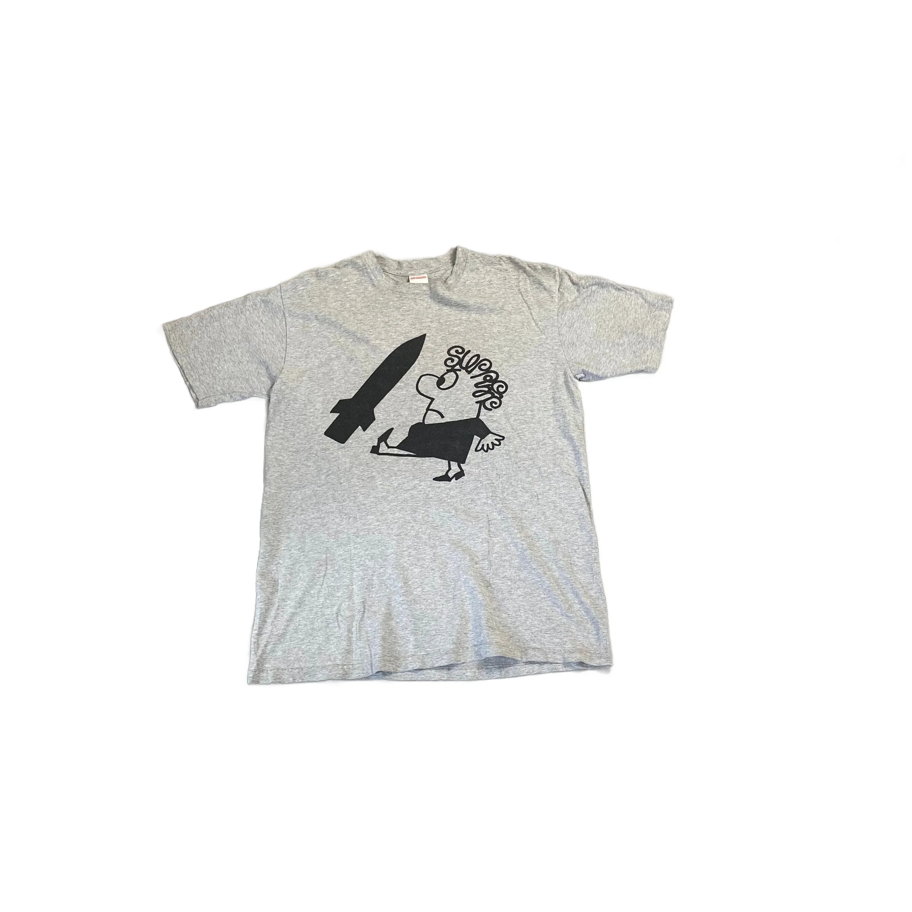 Grey Supreme Tee - L