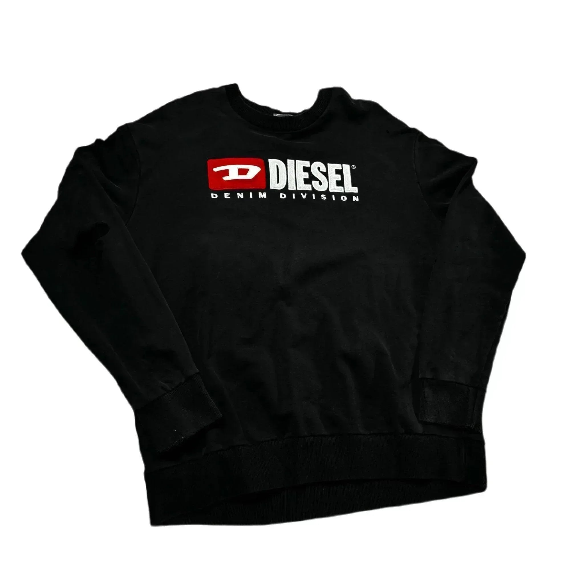 Vintage Black Diesel Sweatshirt - XL