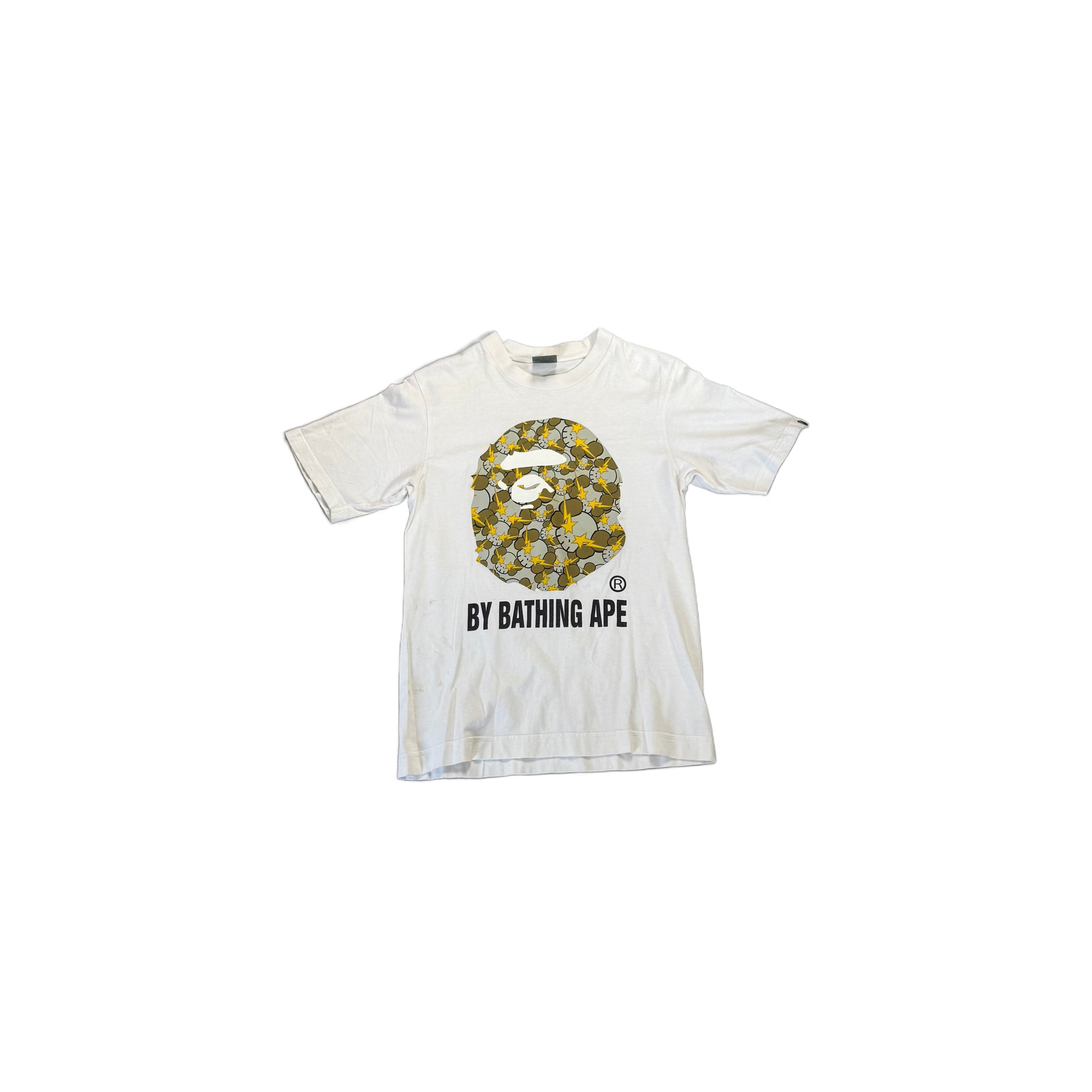 White A Bathing Ape (BAPE) x KAWS Tee - S