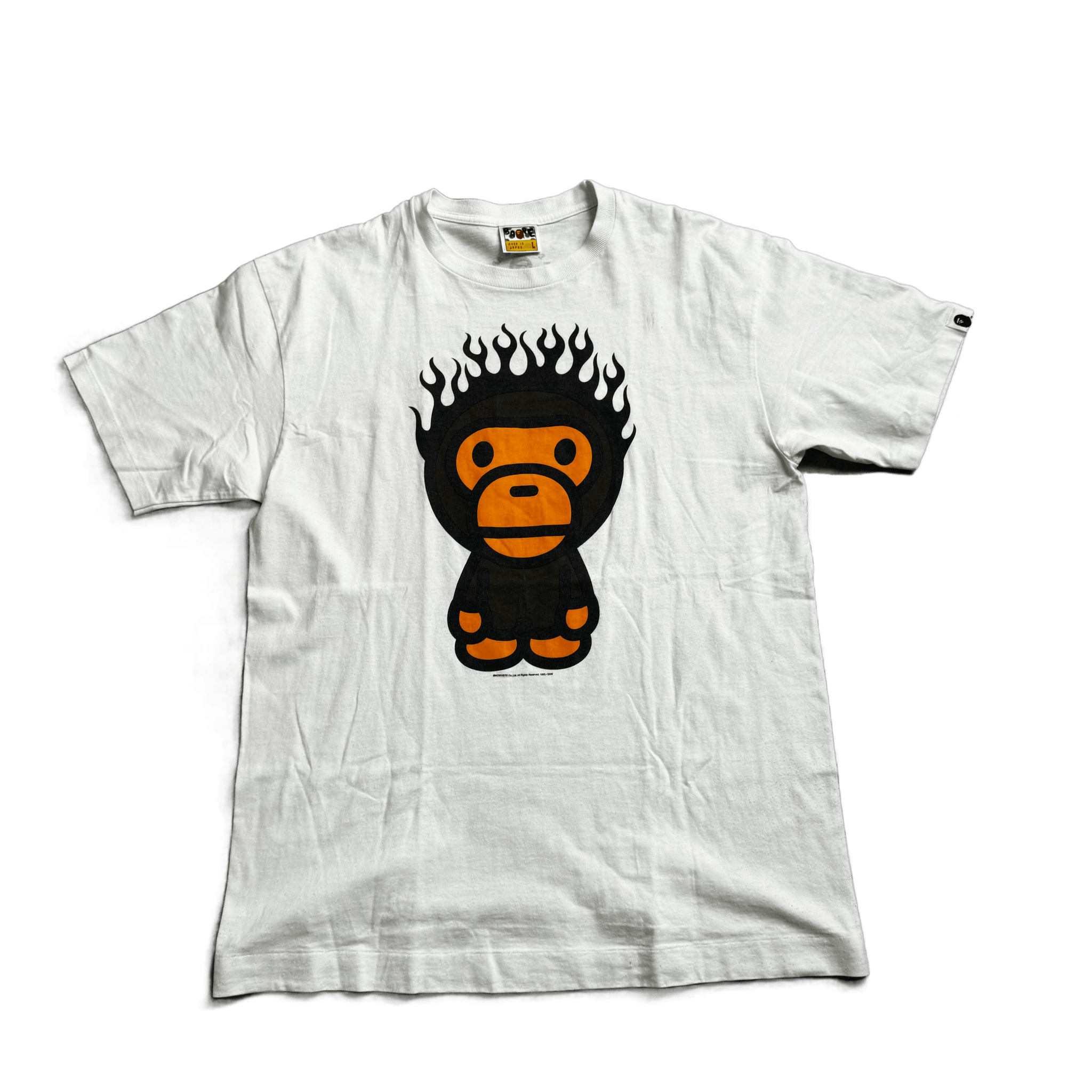 White A Bathing Ape (BAPE) Tee - L