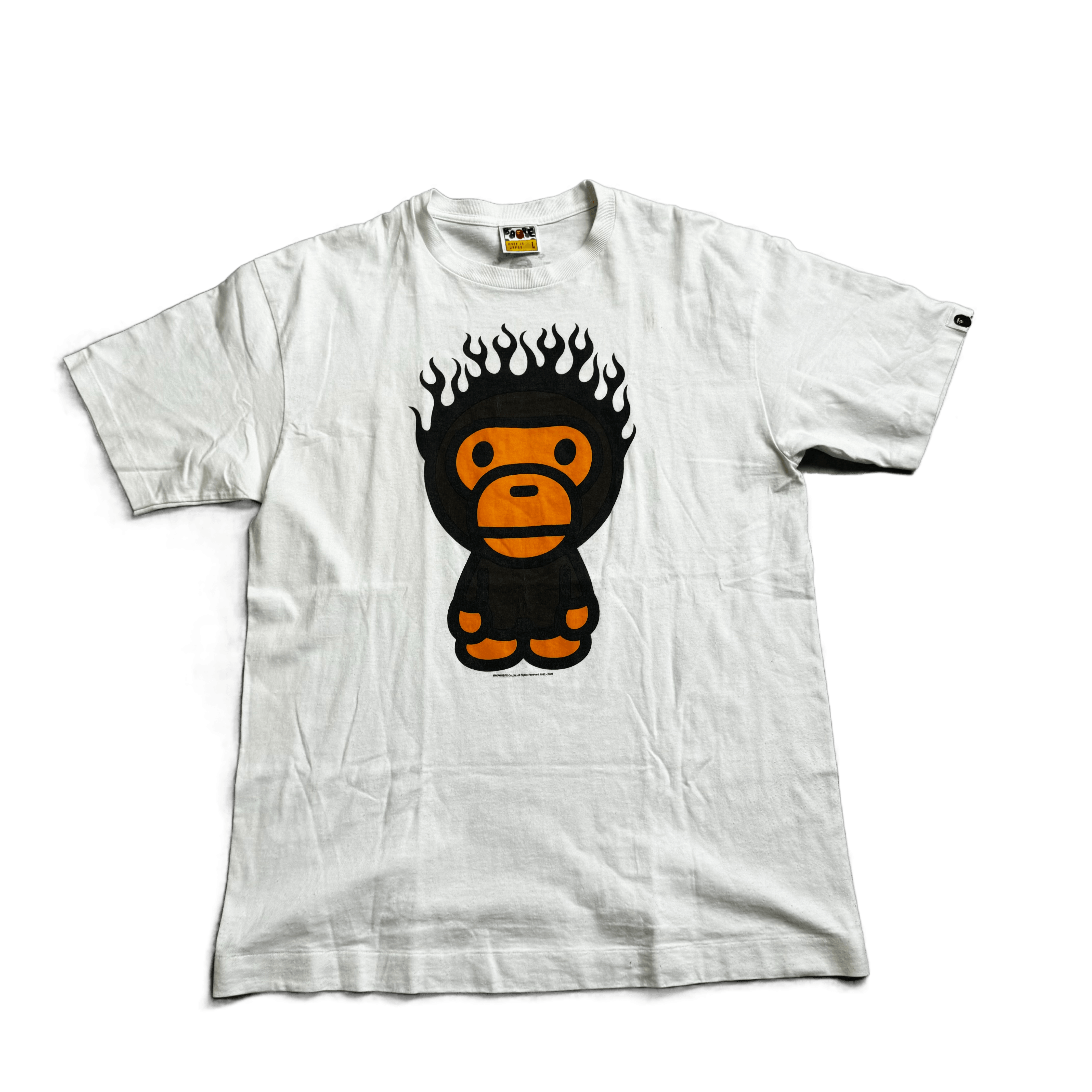 White A Bathing Ape (BAPE) Tee - L