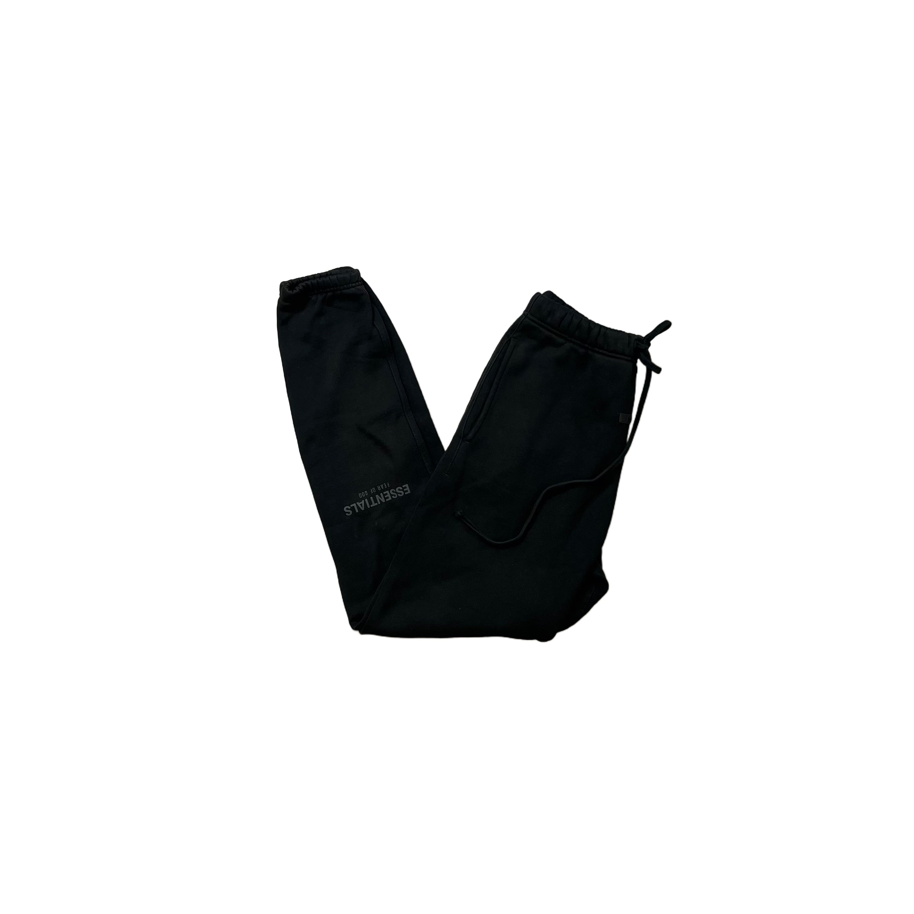Black Fear of God Essentials Joggers - S