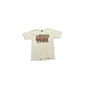 White Stussy Tee - S