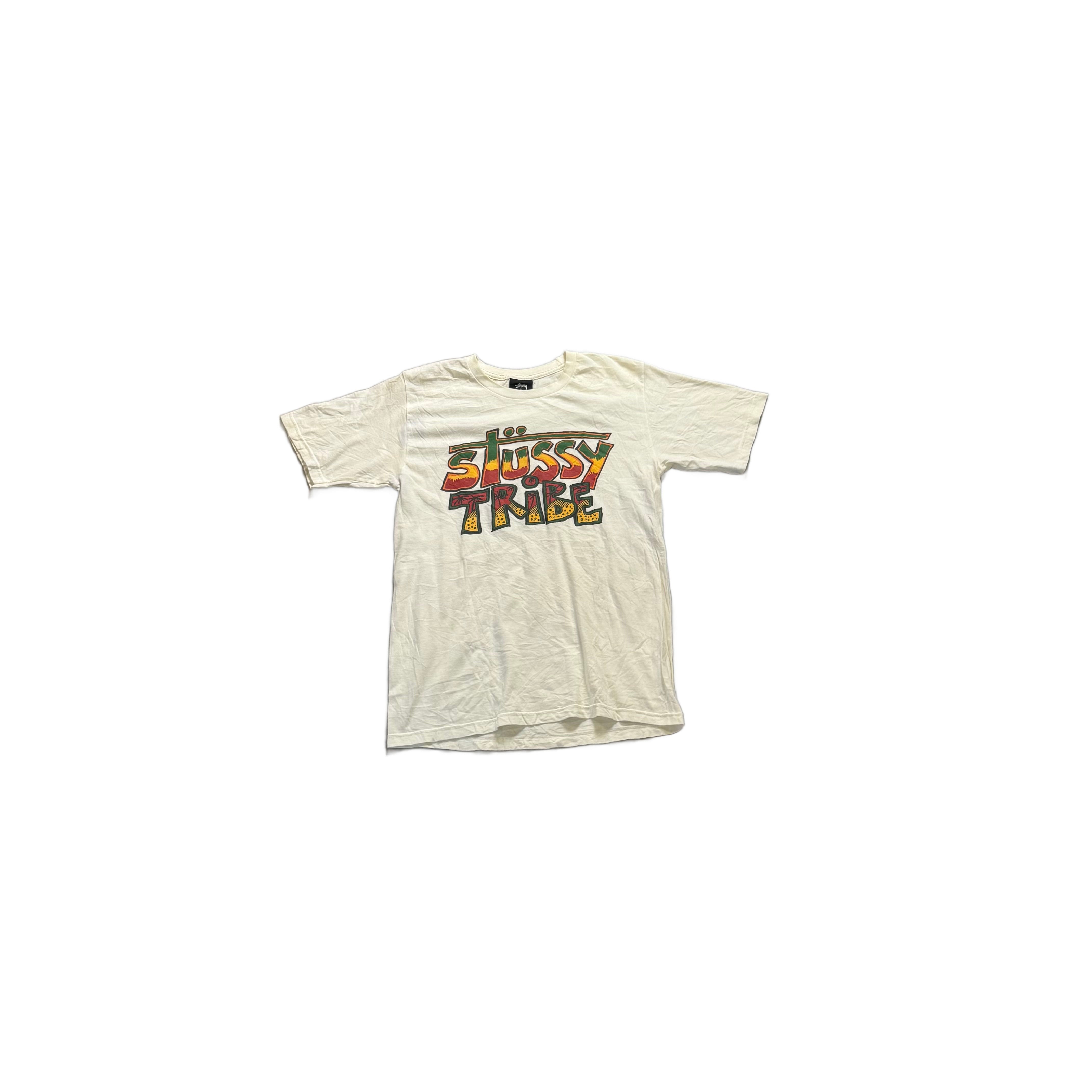 White Stussy Tee - S