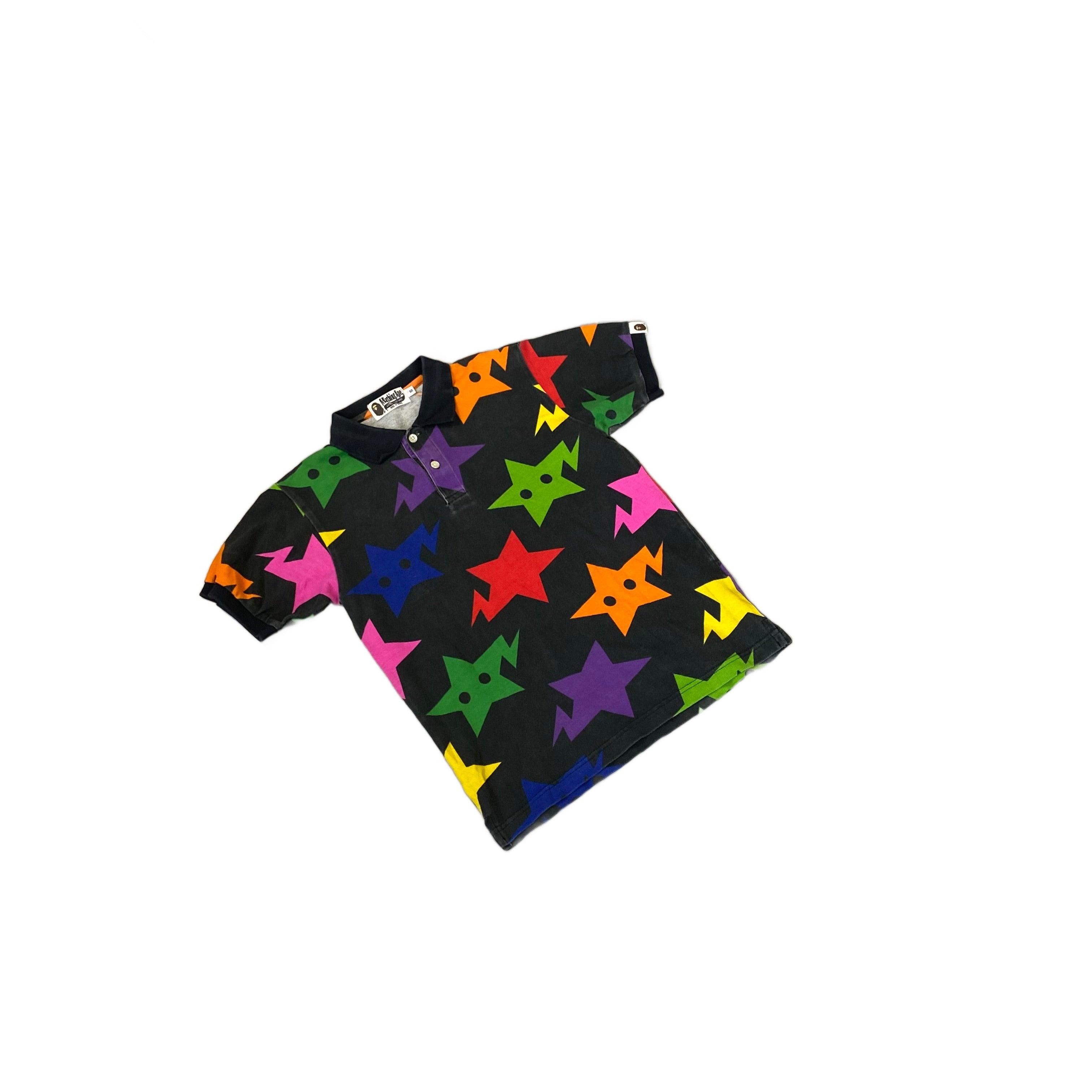 Black A Bathing Ape (BAPE) Polo Shirt - S