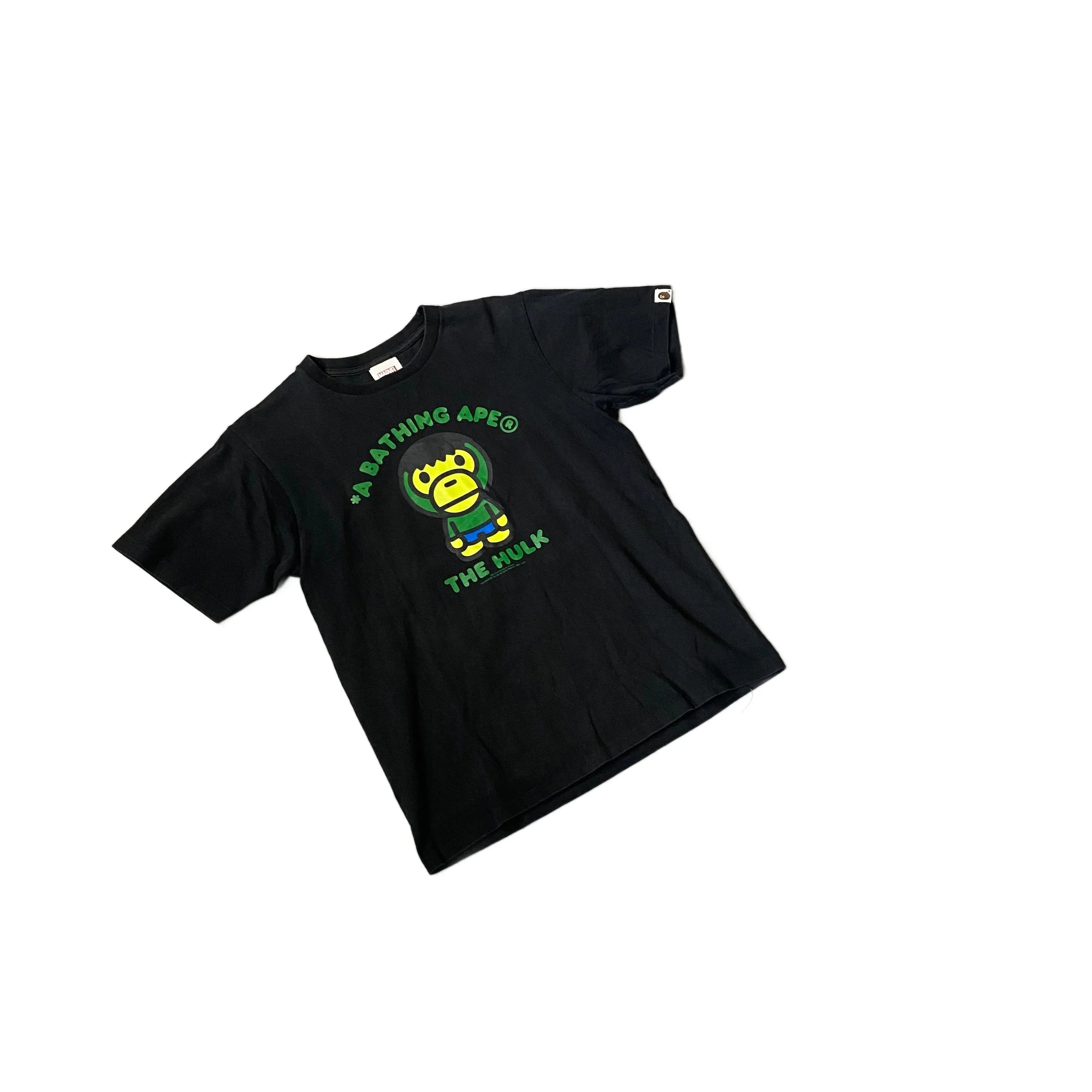 Black A Bathing Ape (BAPE) Hulk Tee - M