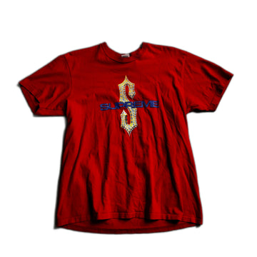 Red Supreme Tee - L