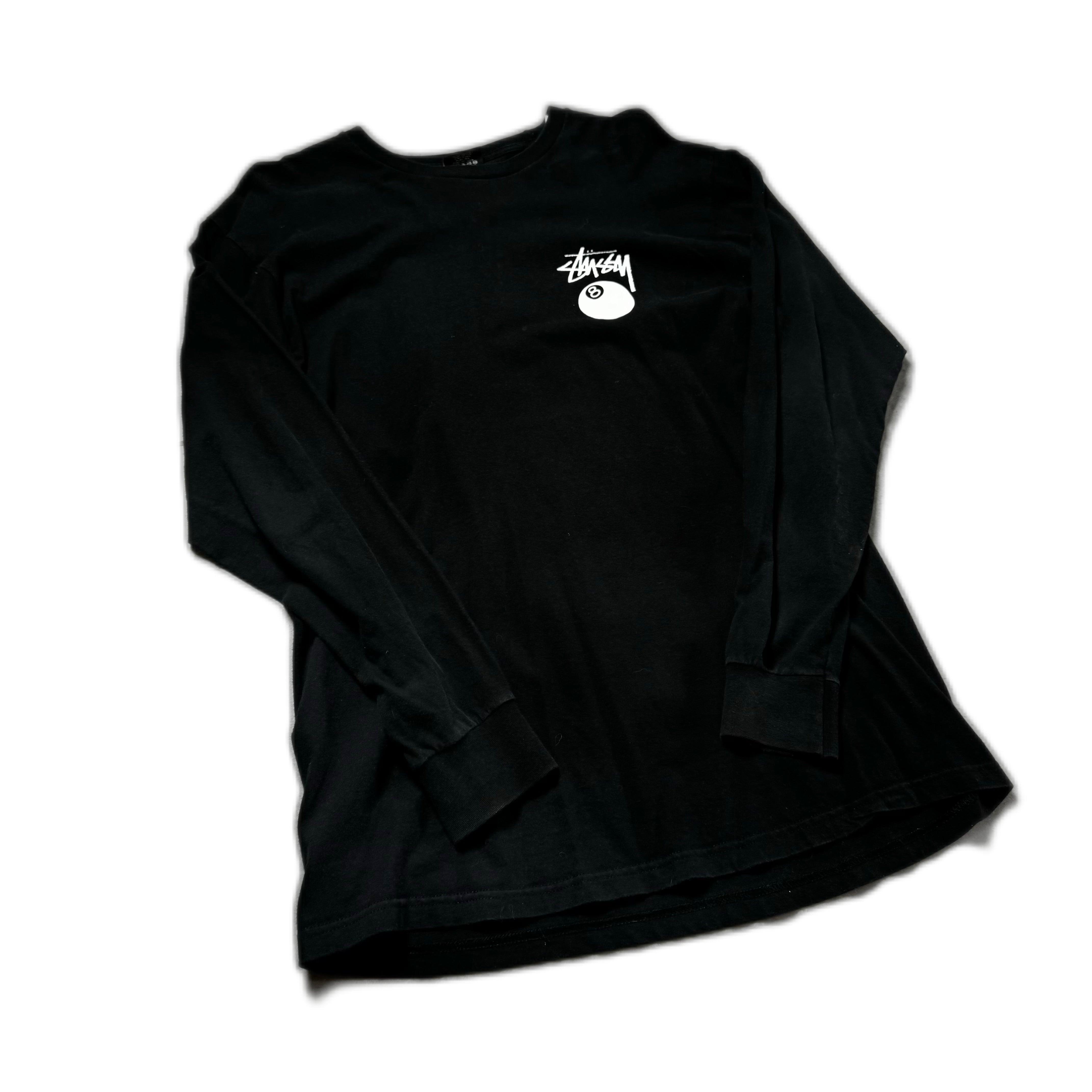 Black Stussy Long Sleeve Tee - L