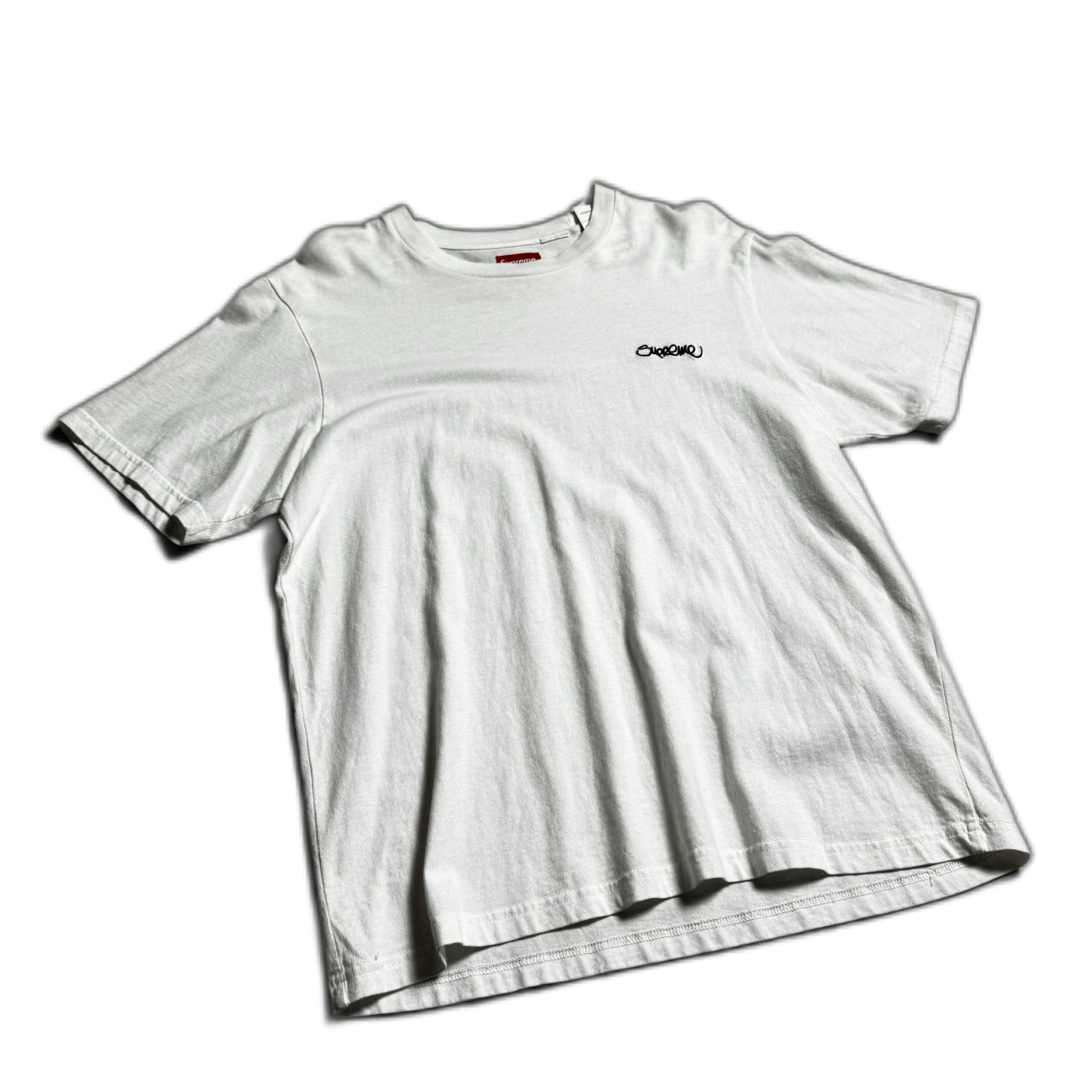 White Supreme Tee - S