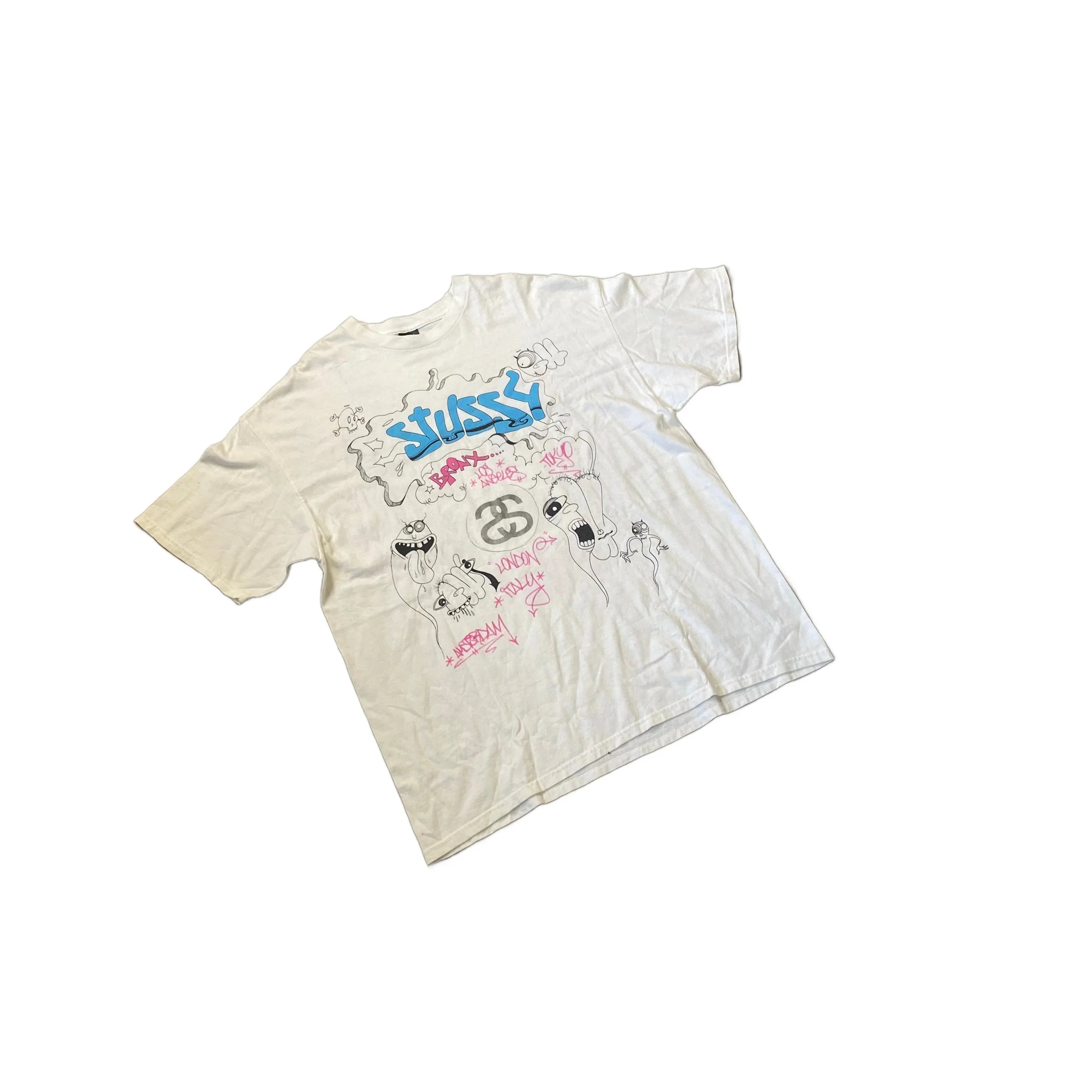 White Stussy Tee - XL