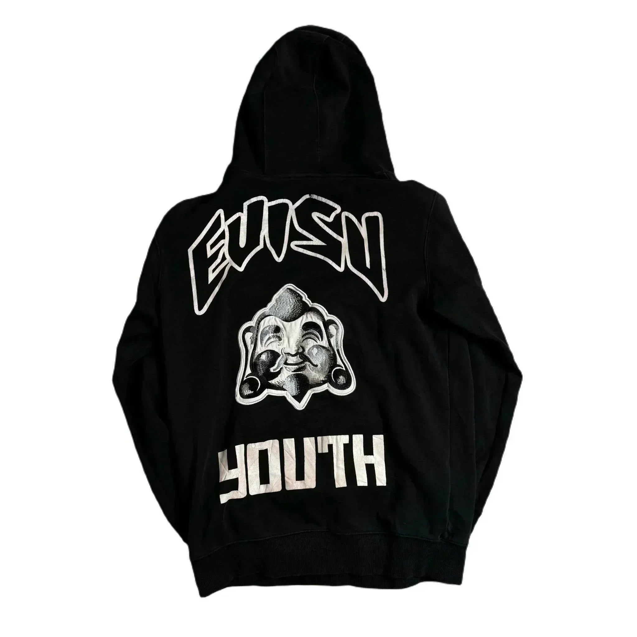 Black Evisu Hoodie - L