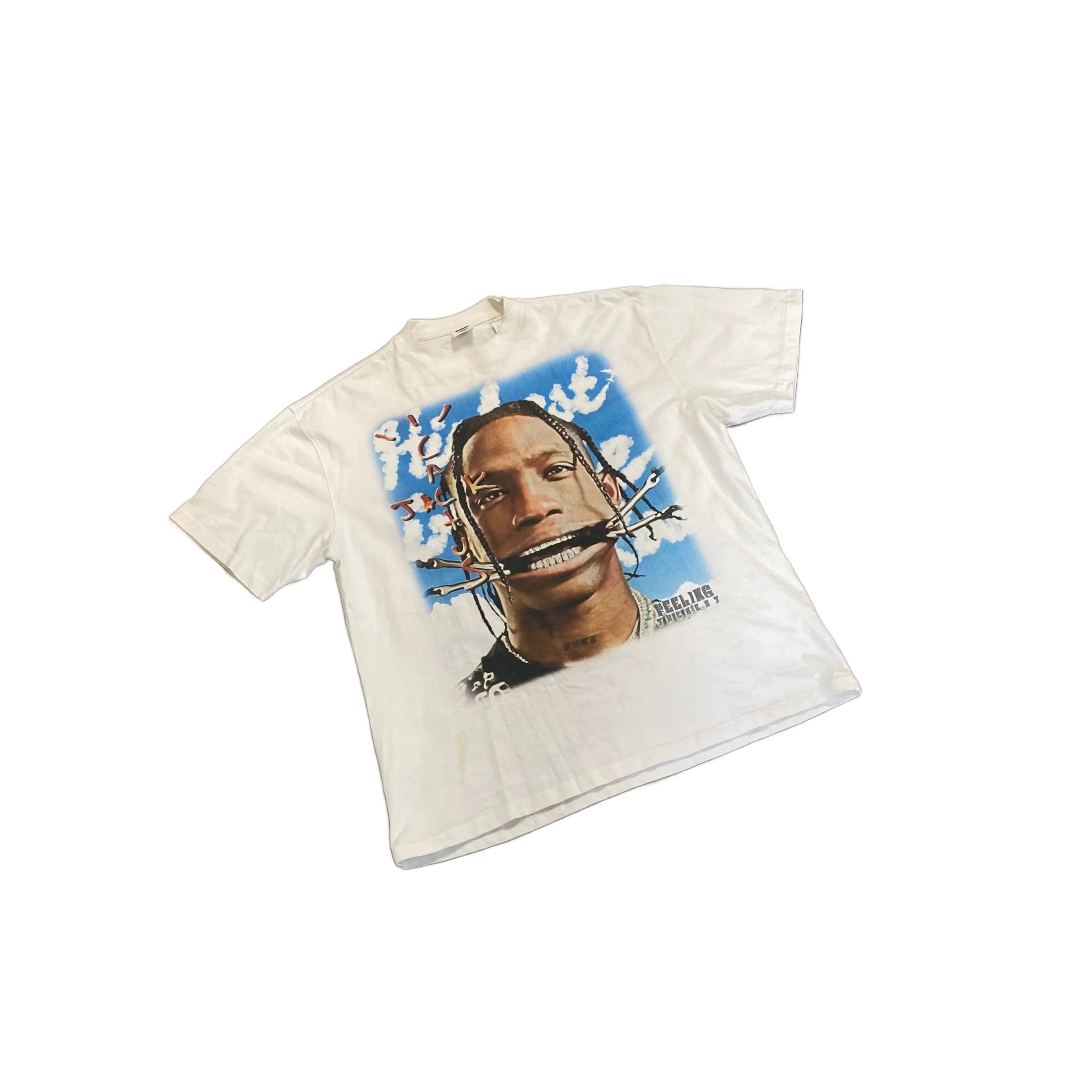 White Travis Scott Tee - XL