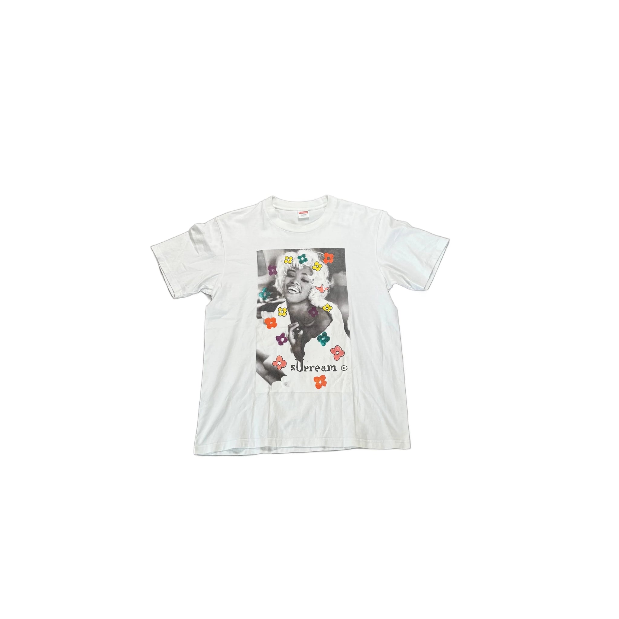 White Supreme Tee - L